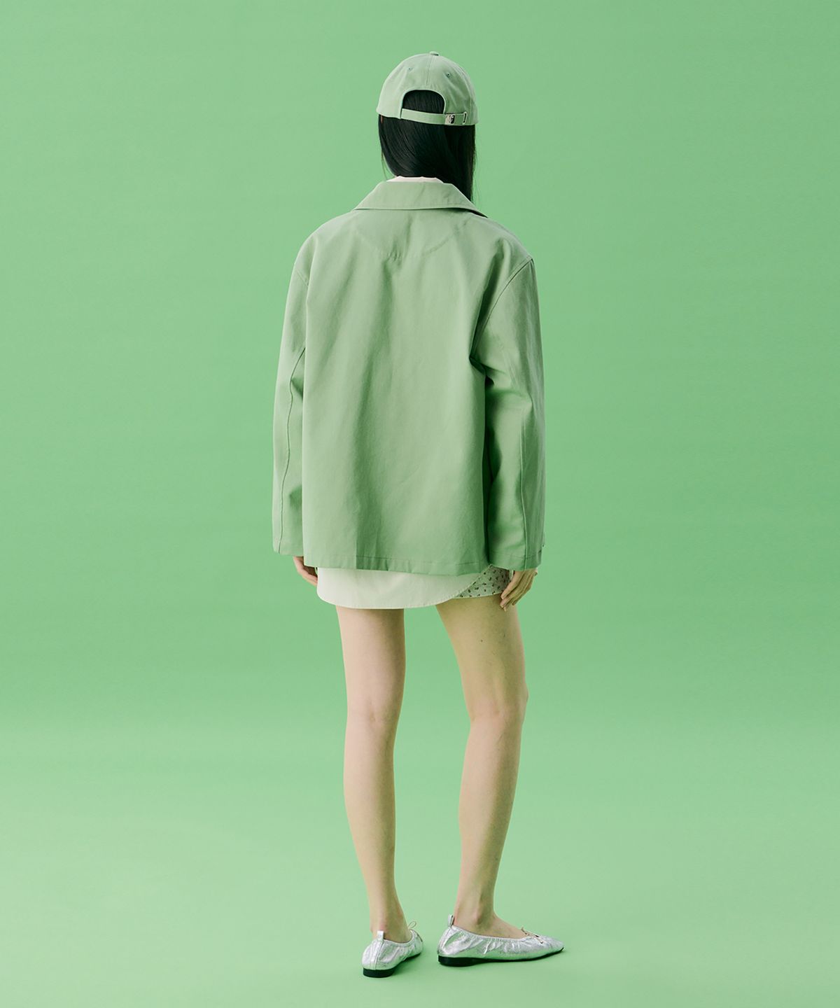 준준스페이스(JUNEJUNE SPACE) VOL12.Gardeners Jacket_Light Green(VOL12.가드너스 자켓_라이트그린)