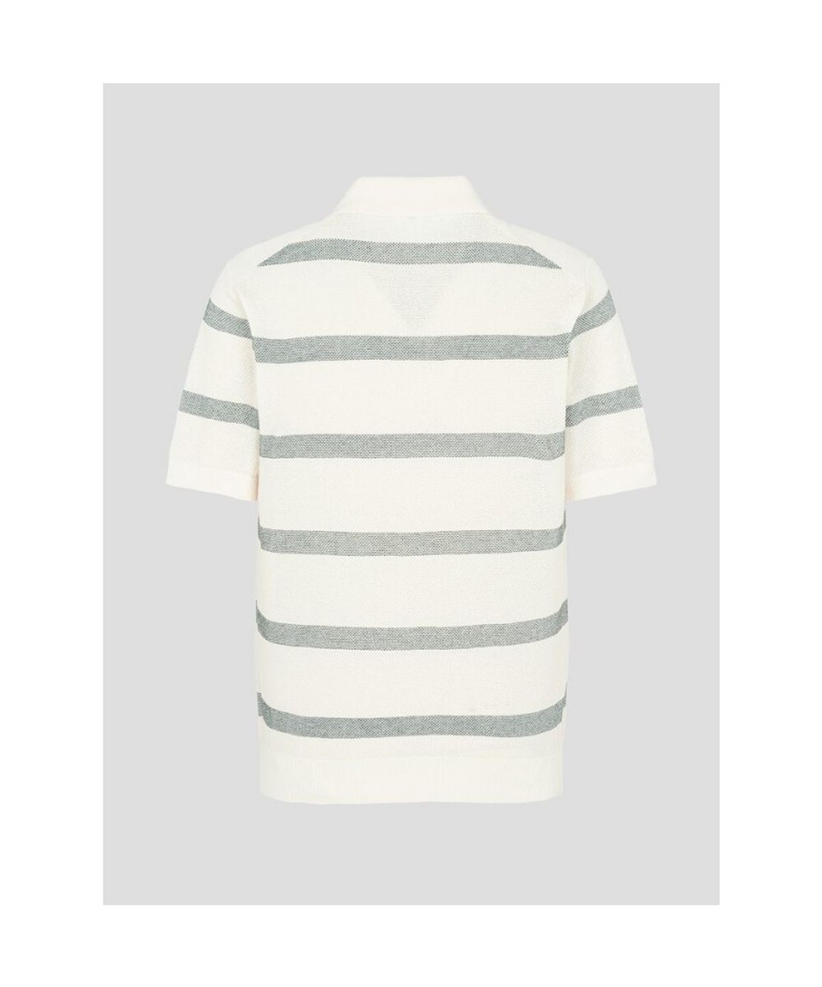 빈폴 멘(BEANPOLE MEN) 볼드 스트라이프 칼라넥 니트  아이보리 (BC5451C420)