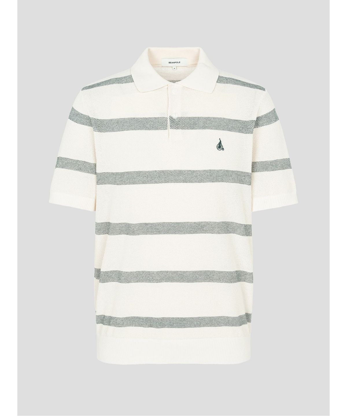 빈폴 멘(BEANPOLE MEN) 볼드 스트라이프 칼라넥 니트  아이보리 (BC5451C420)