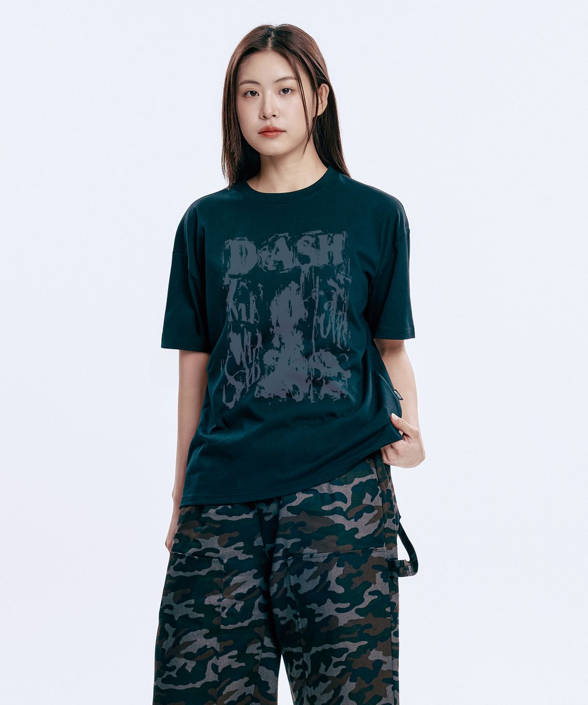 와일드락(WILDROCK) Dash Cool cotton Overfit half T-shirts