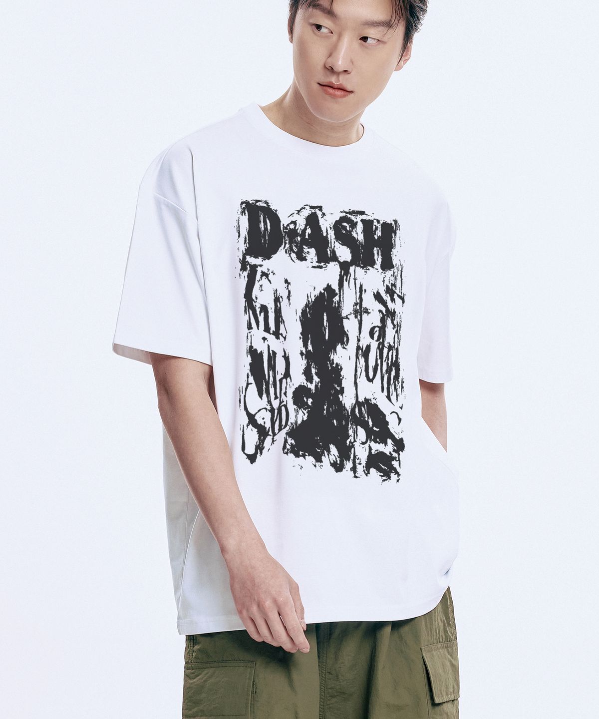 와일드락(WILDROCK) Dash Cool cotton Overfit half T-shirts