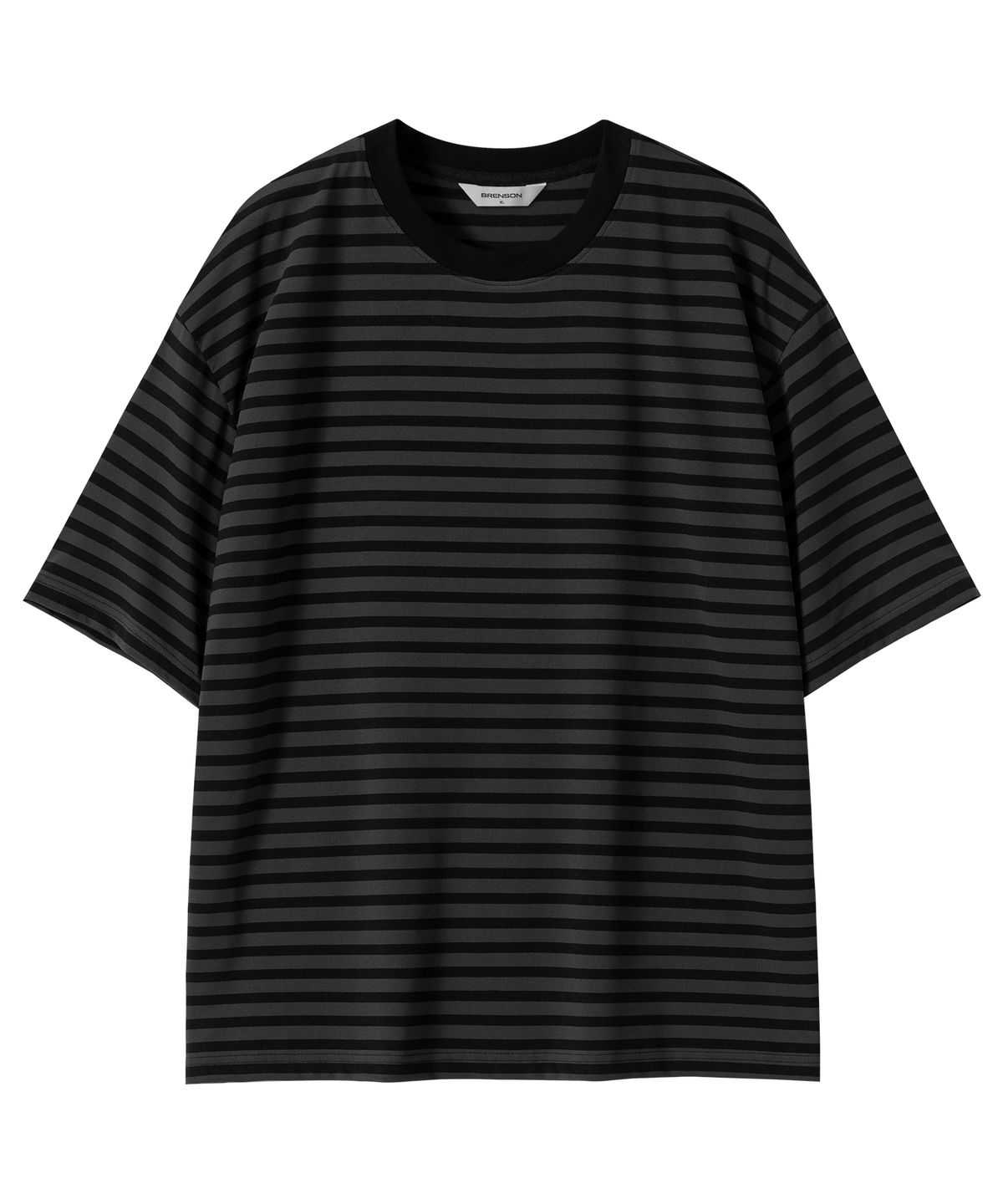 브렌슨(BRENSON) 오버핏 1:1 스트라이프 반팔티 ( 5Color )