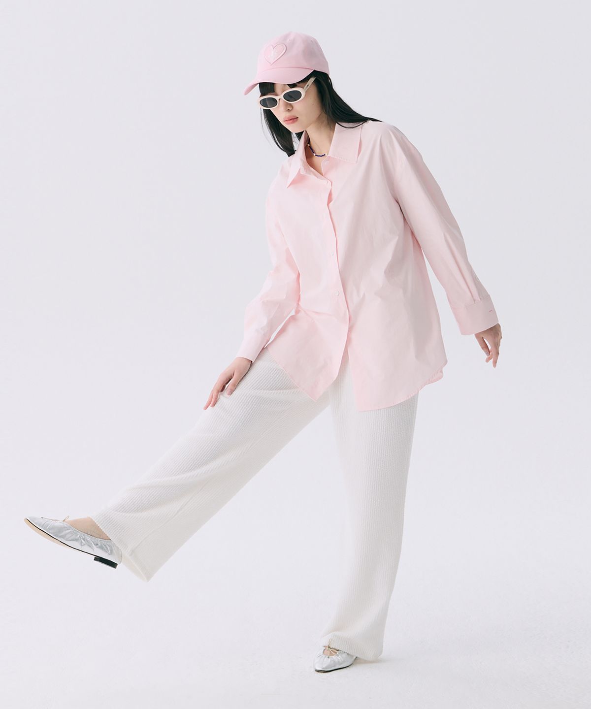 준준스페이스(JUNEJUNE SPACE) VOL12. Symbol Embroidery Solid Shirts_4Color(VOL12. 심볼 자수 솔리드 셔츠_4Color)