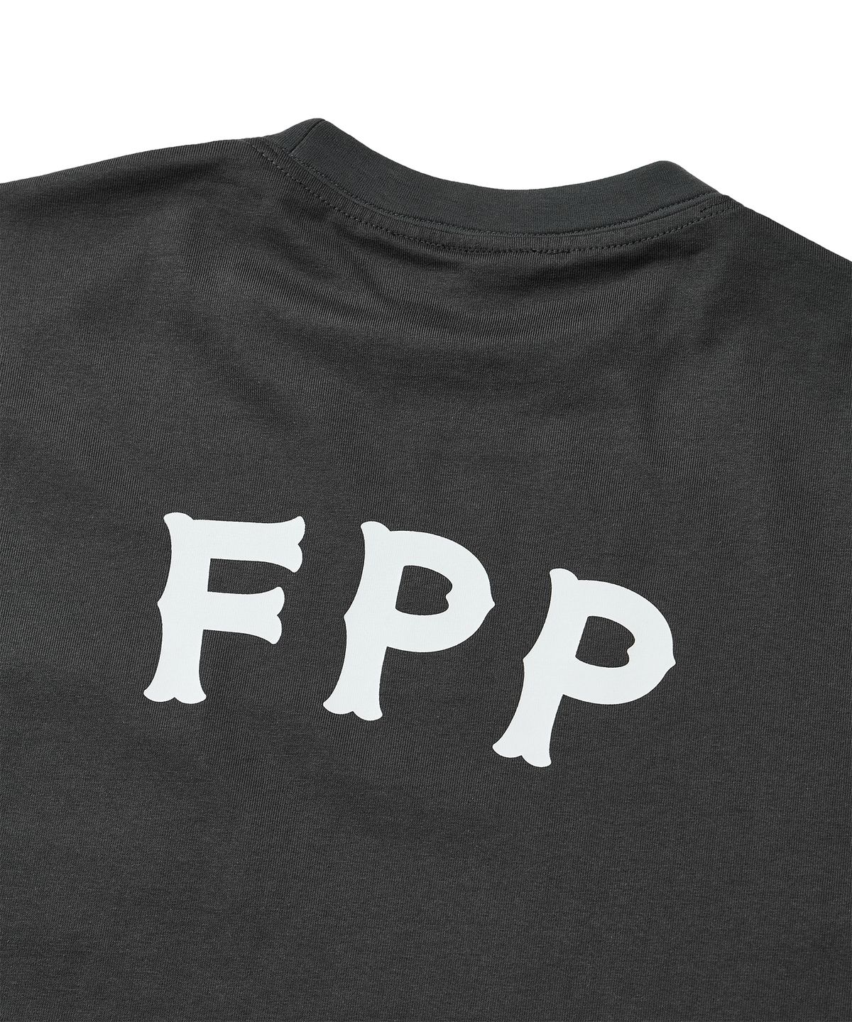 파운드포켓(FOUNDPOCKET) 에프피피 포켓 크루 티셔츠 그레이