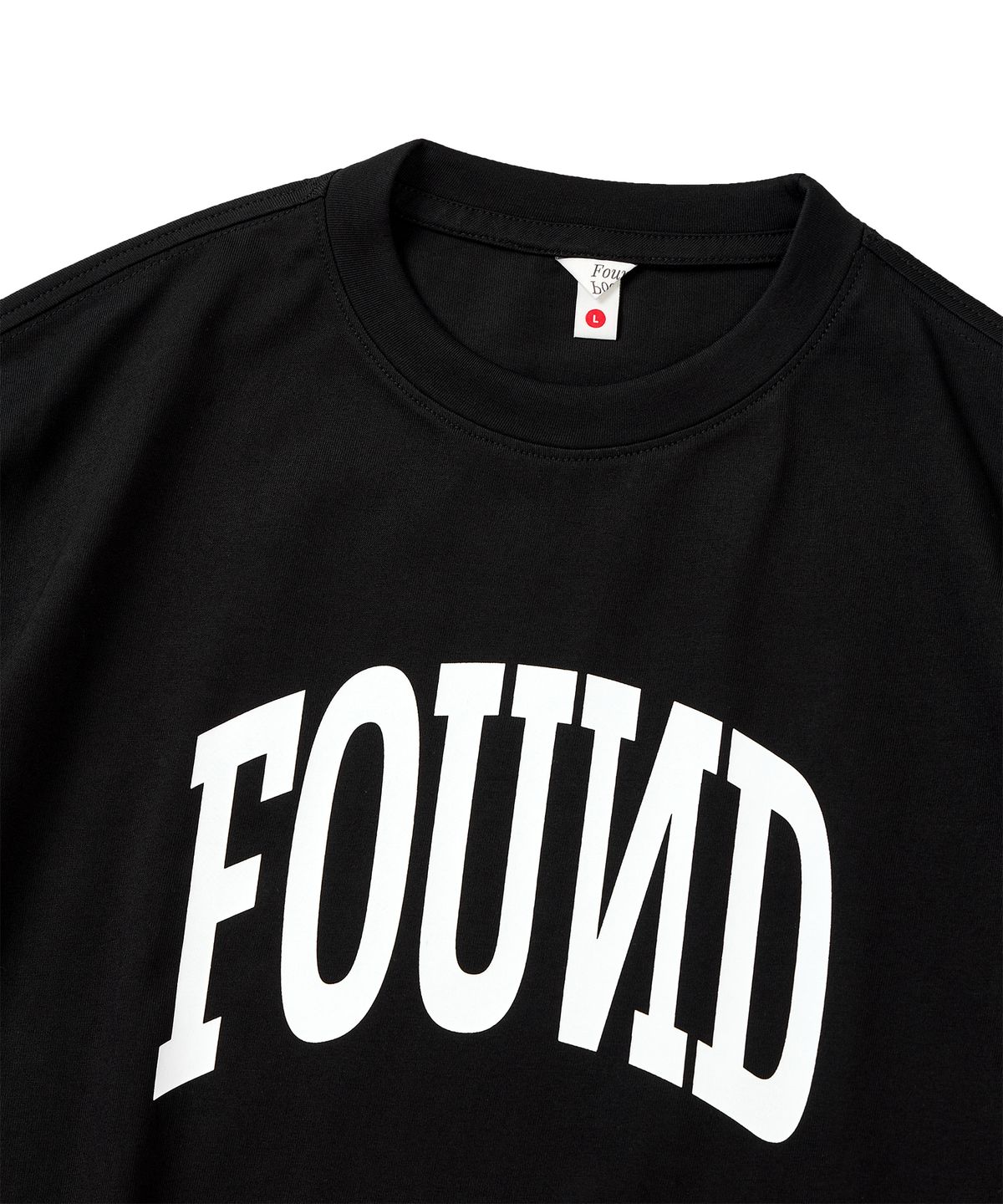 파운드포켓(FOUNDPOCKET) 파운드 티셔츠 블랙