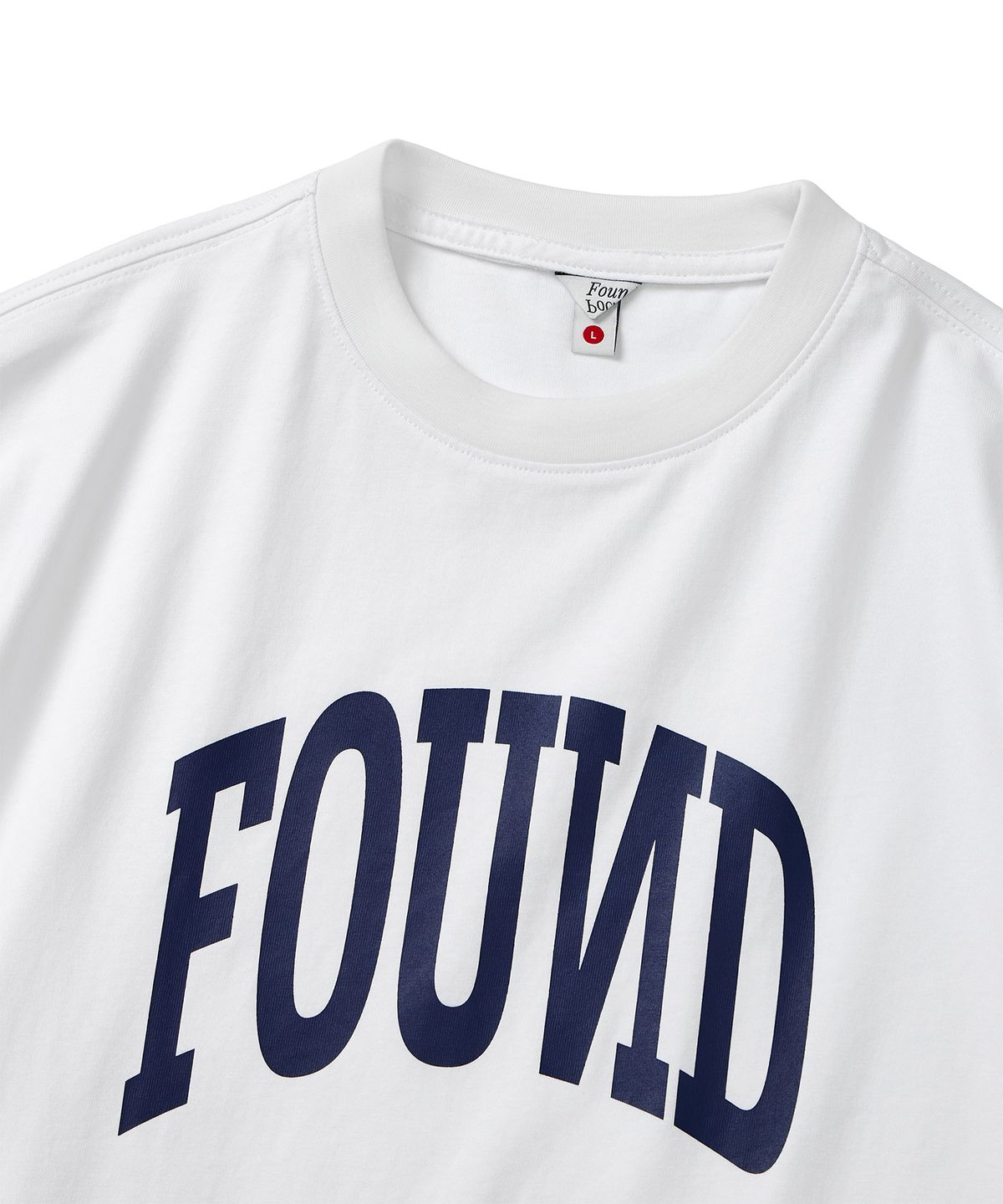 파운드포켓(FOUNDPOCKET) 파운드 티셔츠 화이트