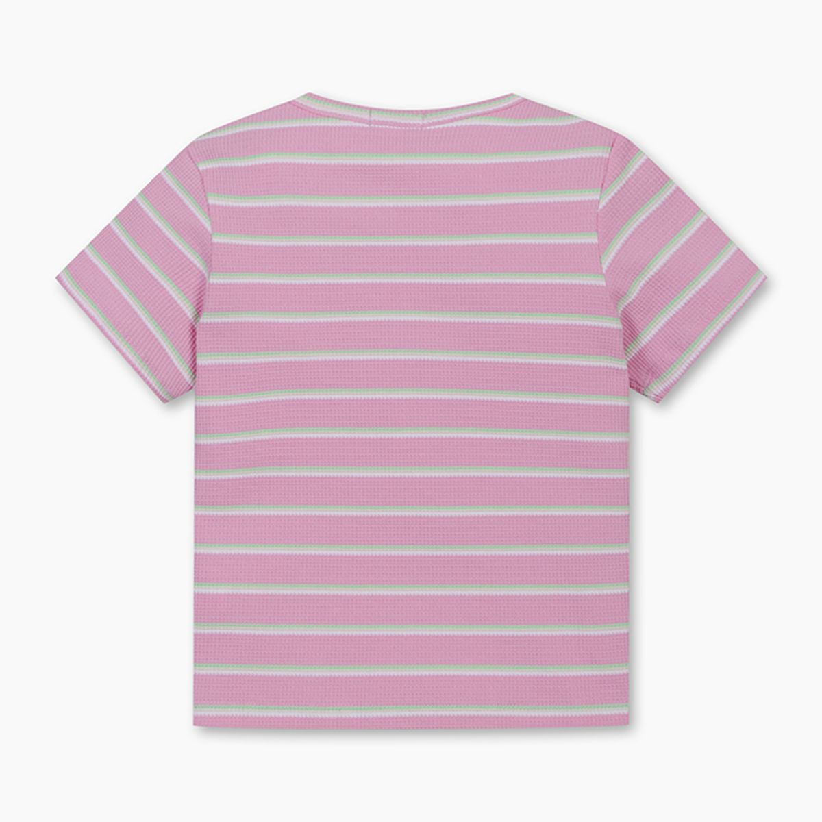 베네통키즈(BENETTONKIDS) 와플 스트라이프 티셔츠_QATS25531PK