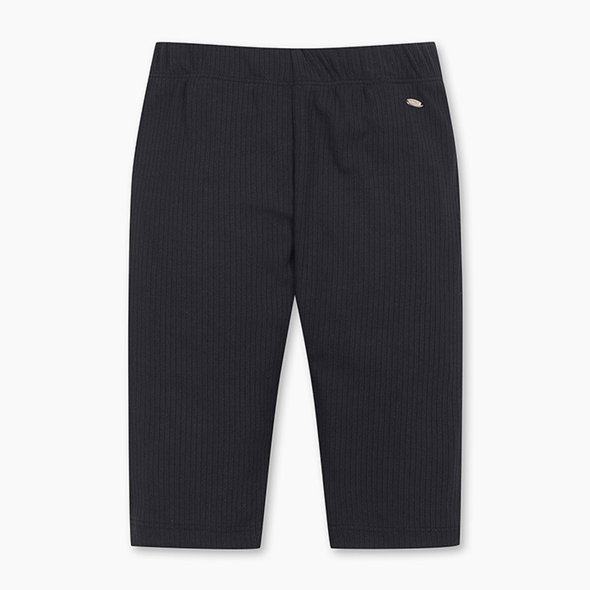 베네통키즈(BENETTONKIDS) 5부 쿨 골지 레깅스_QALG06531BK