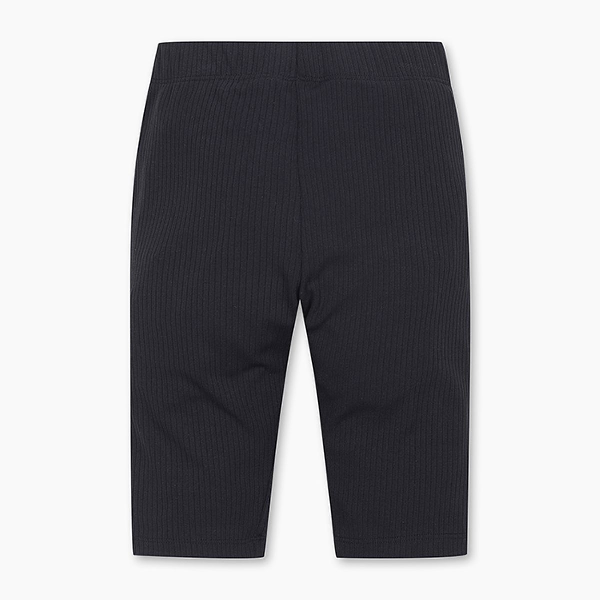 베네통키즈(BENETTONKIDS) 5부 쿨 골지 레깅스_QALG06531BK