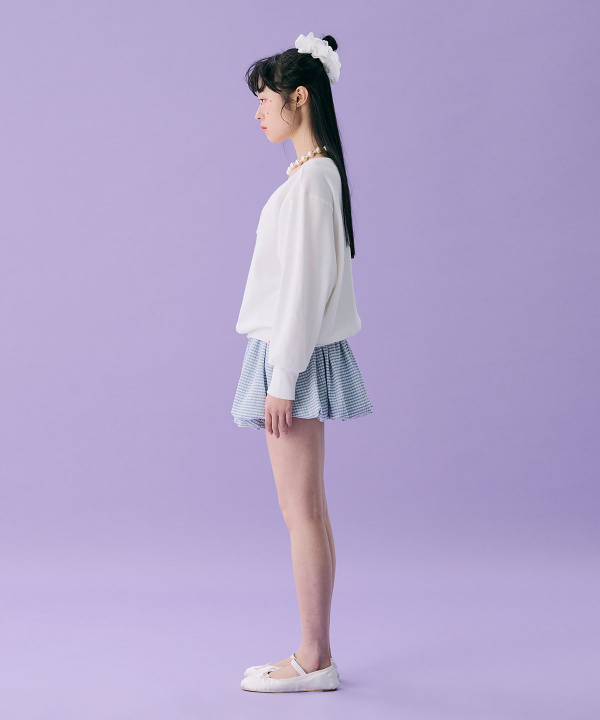준준스페이스(JUNEJUNE SPACE) VOL12. V-neck Waffle T_Ivory(VOL12. 브이넥와플T_아이보리)