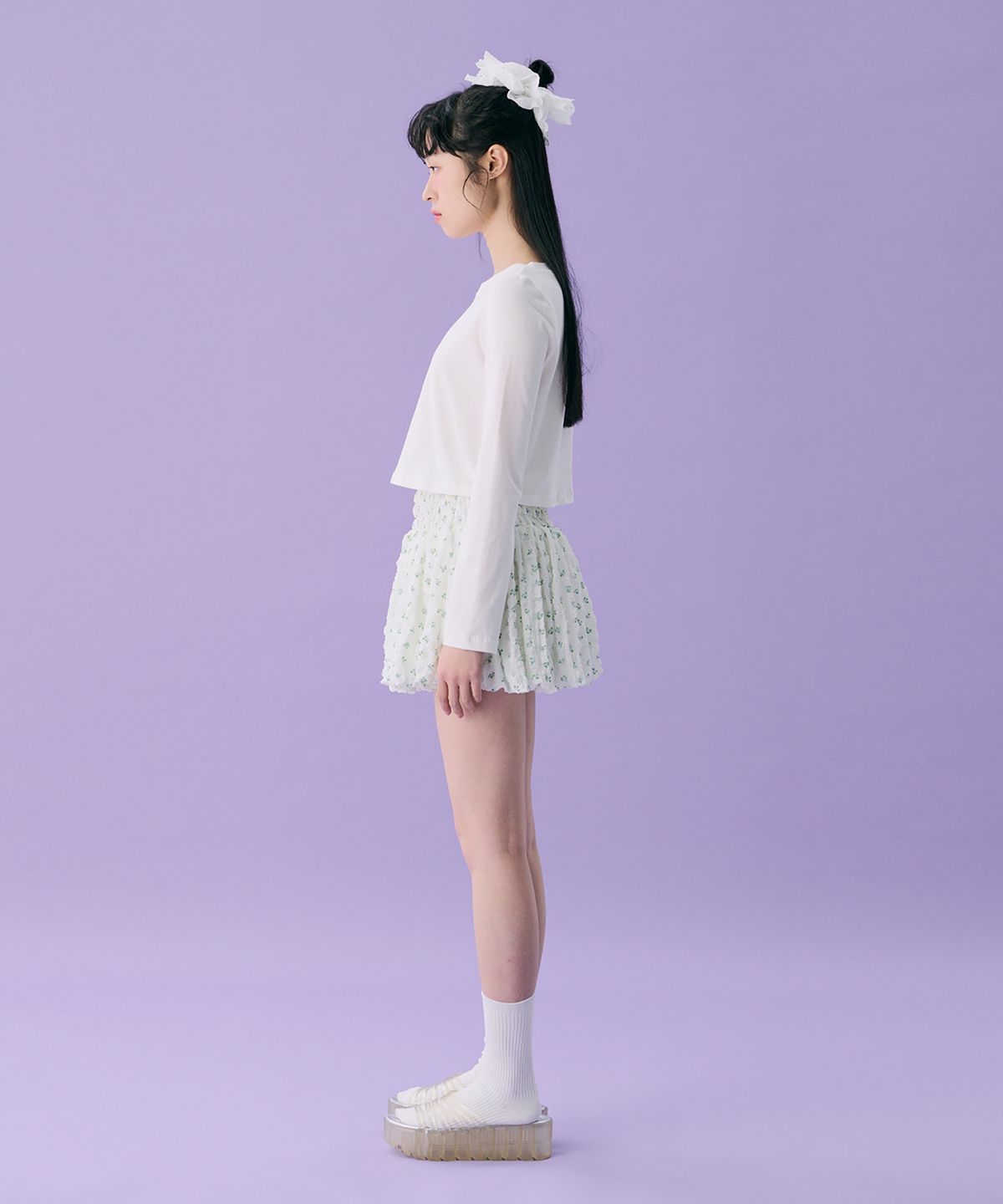 준준스페이스(JUNEJUNE SPACE) VOL12. Bow Wow Printed T_White(VOL12. 바우와우 프린트 T_화이트)