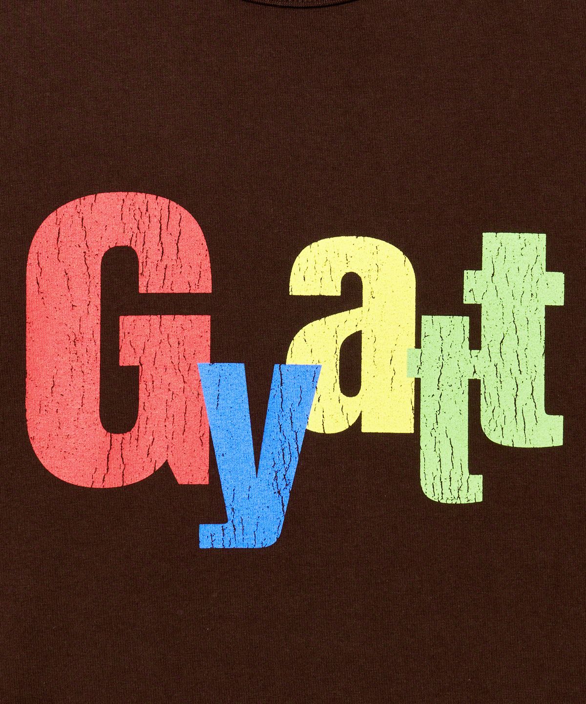 아노트(ANNOT) GYATT 워시드 티셔츠 브라운