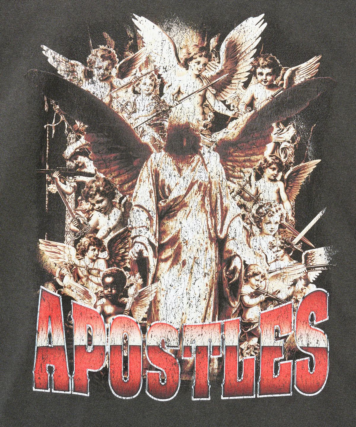 아노트(ANNOT) 12 APOSTLES 워시드 티셔츠 피그먼트 차콜