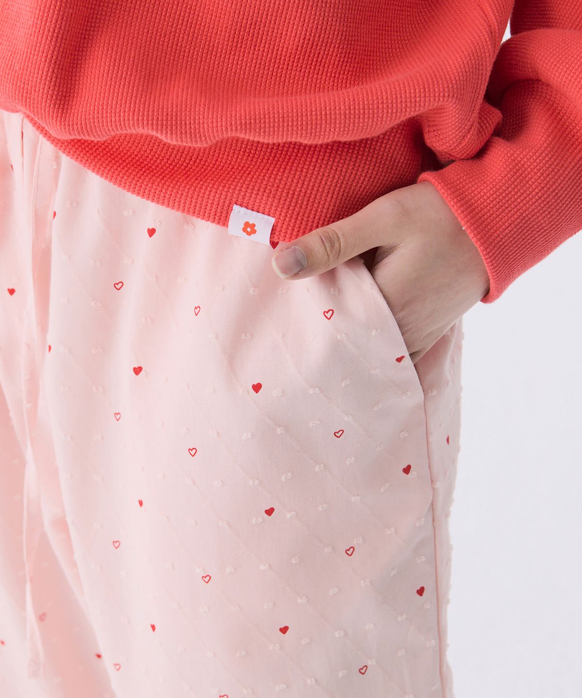 준준스페이스(JUNEJUNE SPACE) VOL12.Heart Long pants_Light Pink(VOL12.하트롱팬츠_라이트핑크)