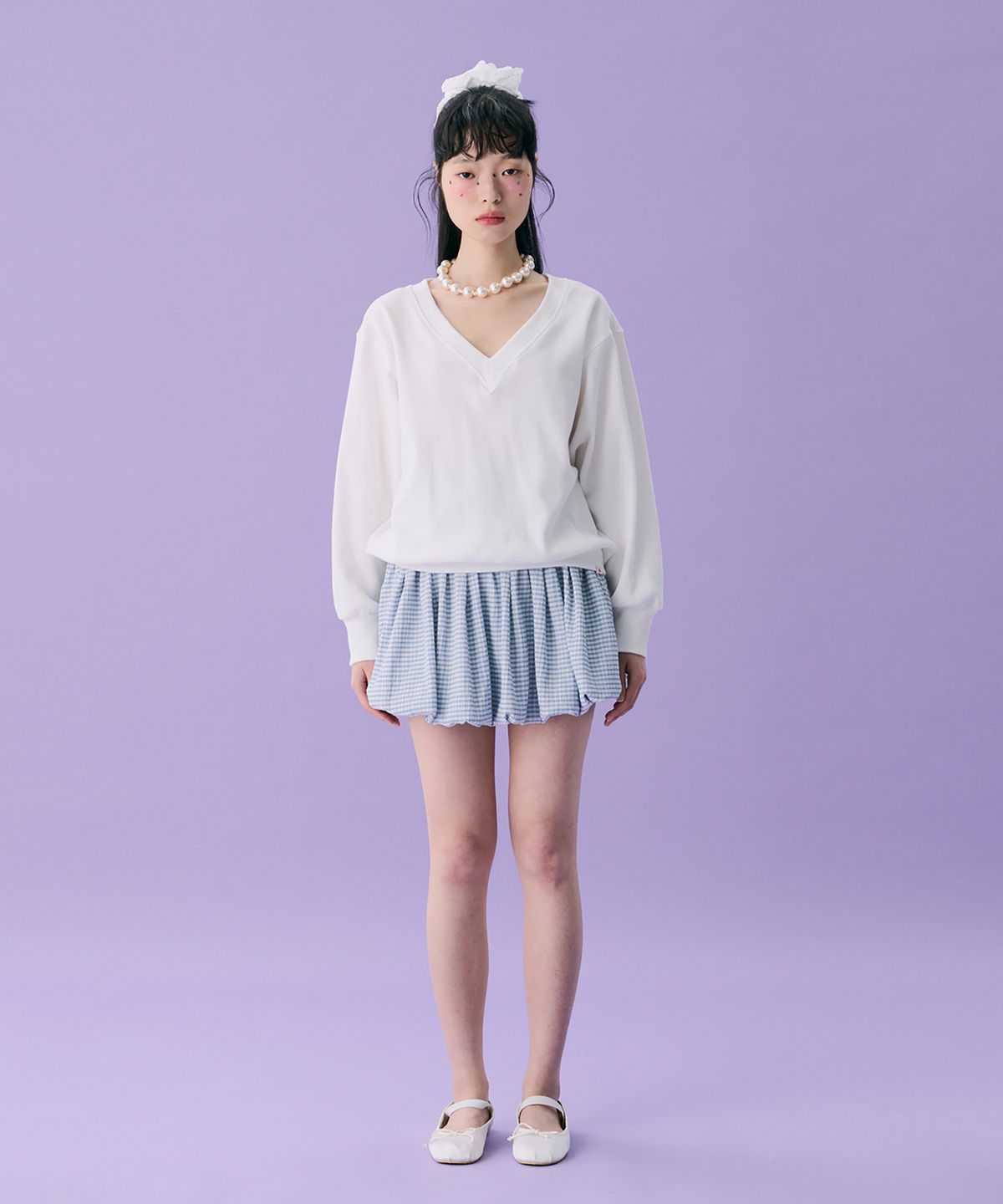 준준스페이스(JUNEJUNE SPACE) VOL12. Smocked Cloud Skirt_Pattern(VOL12. 스모크 클라우드 스커트_패턴)
