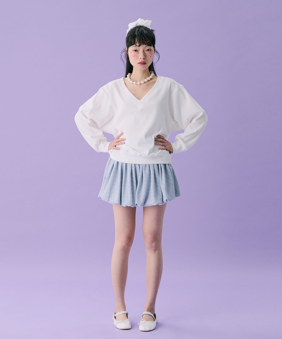 준준스페이스(JUNEJUNE SPACE) VOL12. Smocked Cloud Skirt_Pattern(VOL12. 스모크 클라우드 스커트_패턴)