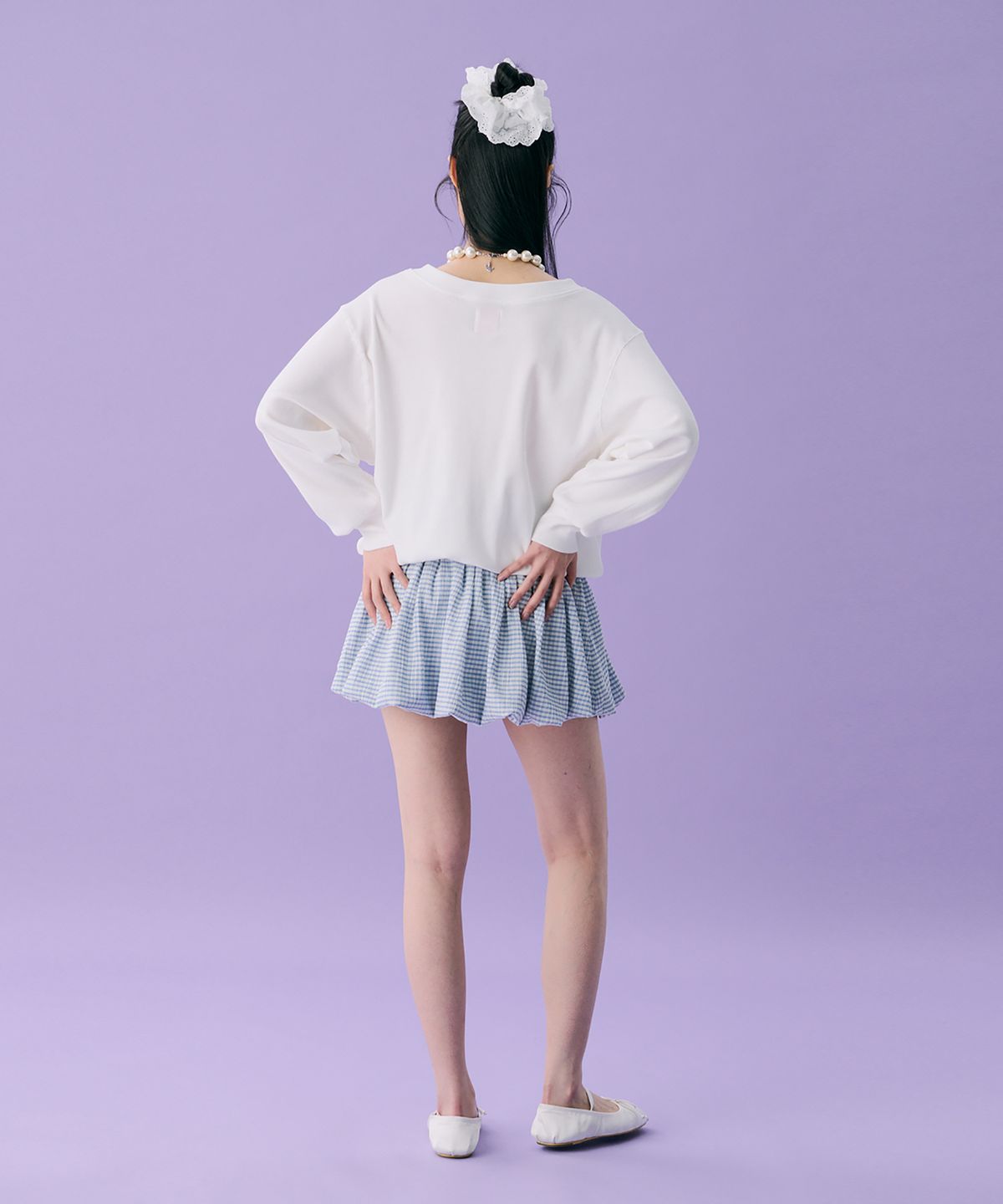준준스페이스(JUNEJUNE SPACE) VOL12. Smocked Cloud Skirt_Pattern(VOL12. 스모크 클라우드 스커트_패턴)