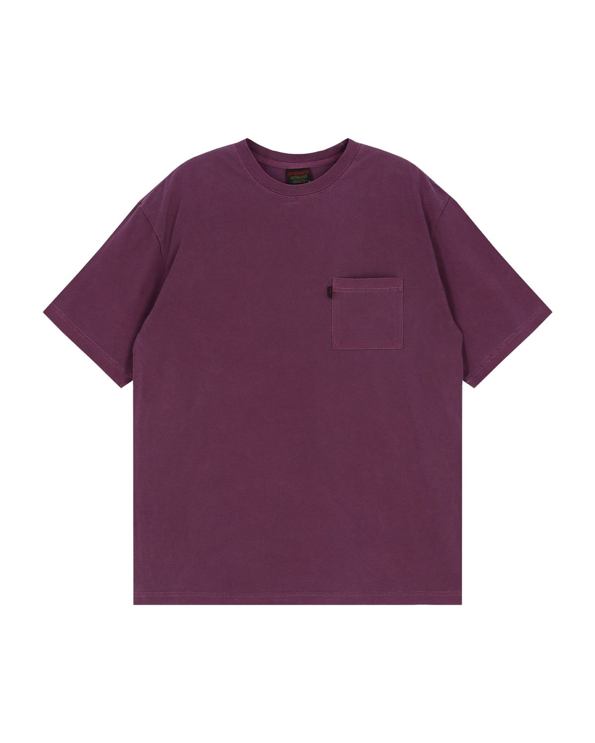 애프터매스(AFTERMATH) STAIN GRAPHIC TEE (PURPLE)