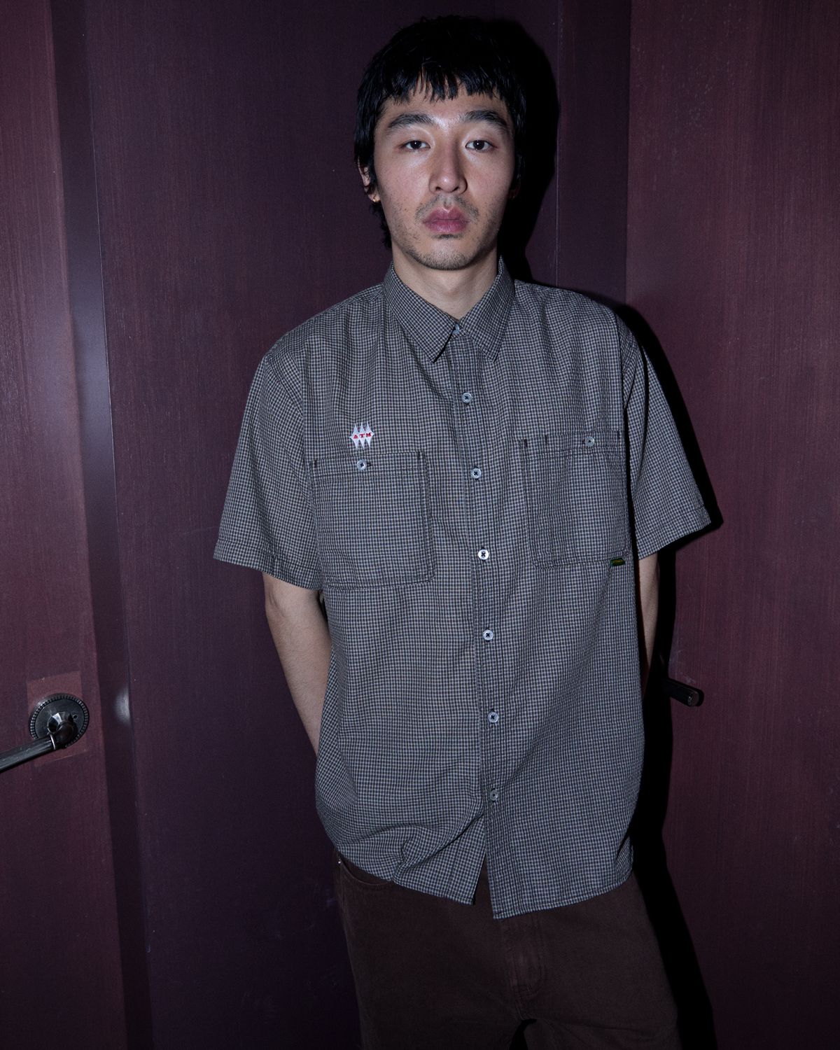 애프터매스(AFTERMATH) CHECK SHIRT (GREY)