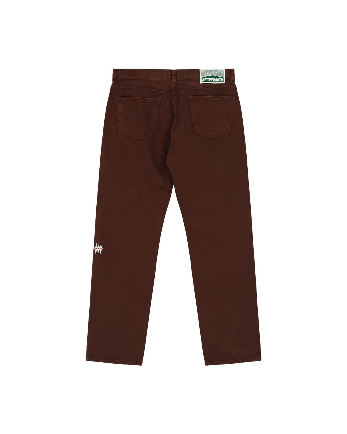 애프터매스(AFTERMATH) DENIM PANTS (BROWN)