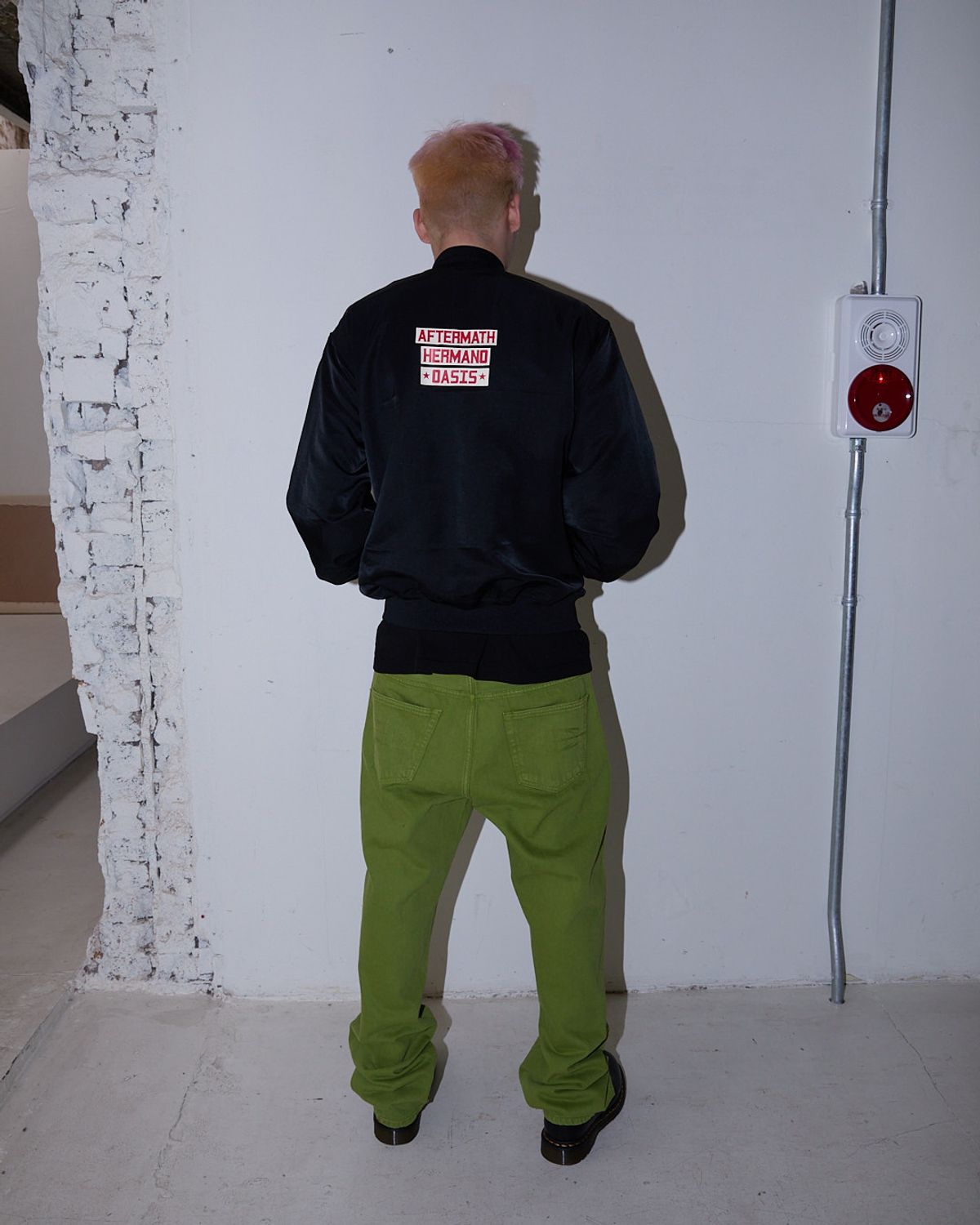 애프터매스(AFTERMATH) DENIM PANTS (GREEN)