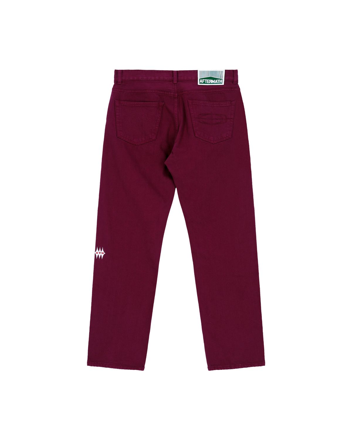 애프터매스(AFTERMATH) DENIM PANTS (WINE)