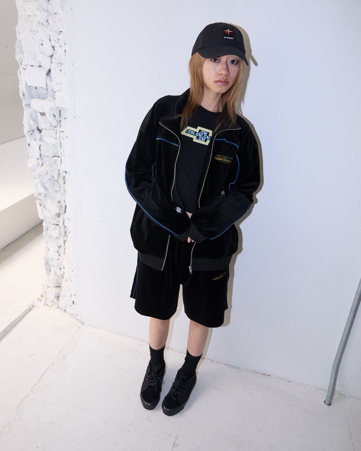 애프터매스(AFTERMATH) PATCH BALL CAP (BLACK)