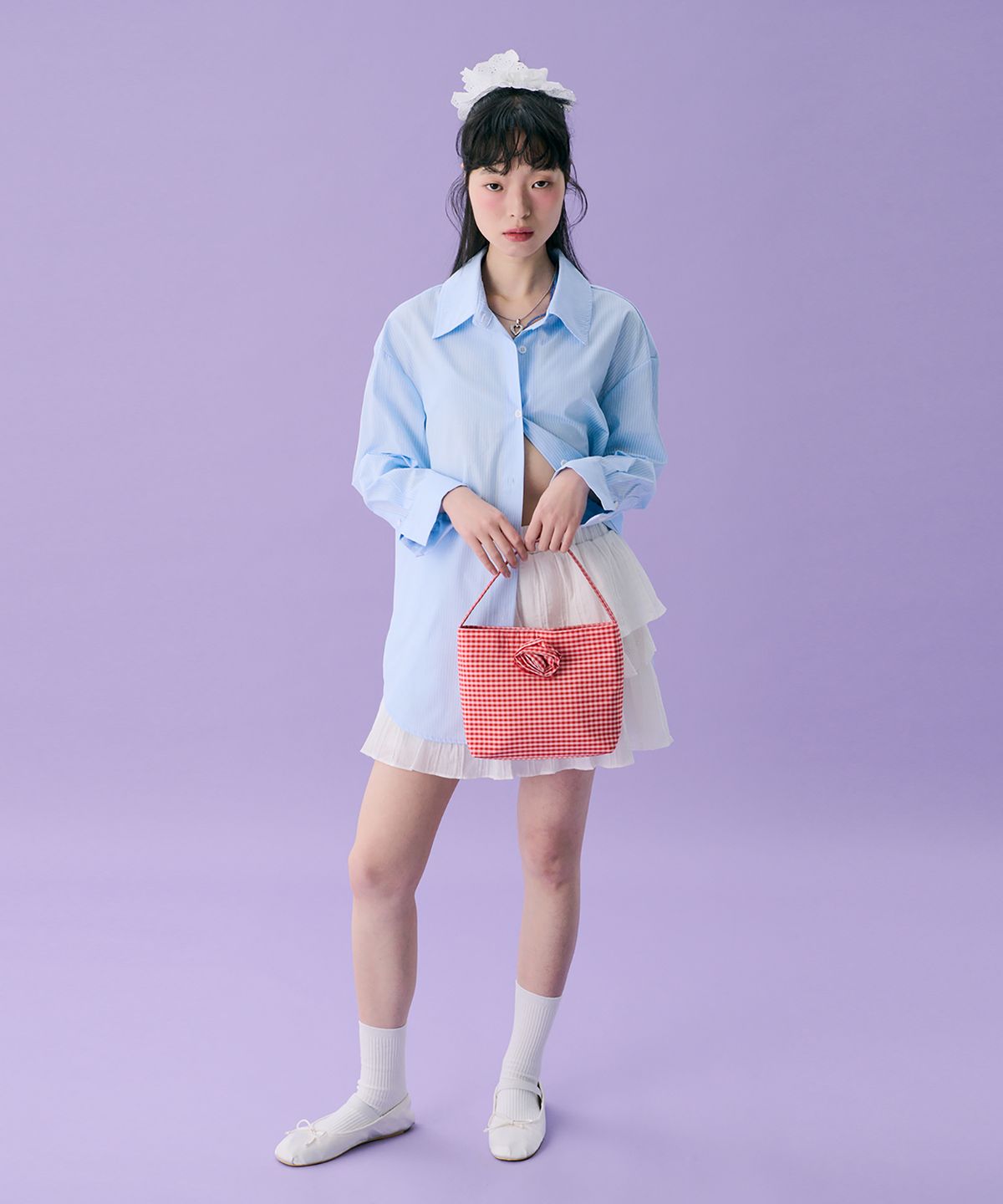 준준스페이스(JUNEJUNE SPACE) VOL12. 25 ROSE BAG_Red(  VOL12. 25 로즈백_레드)
