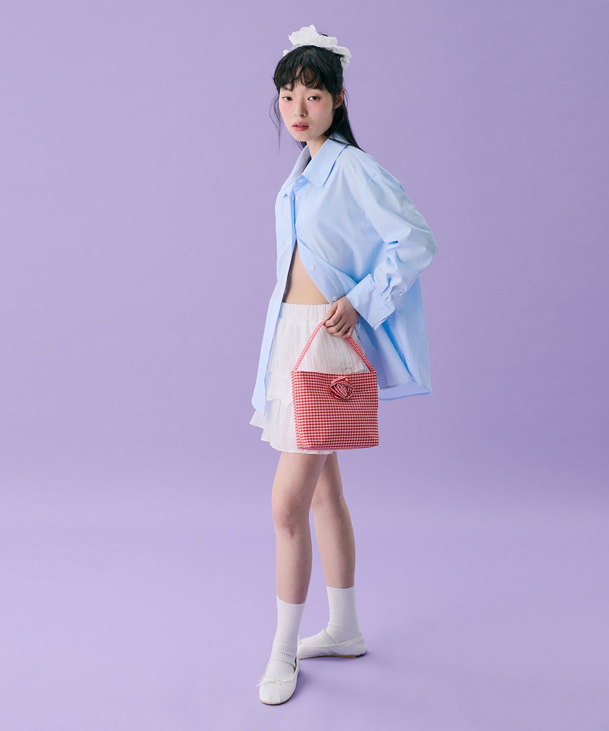 준준스페이스(JUNEJUNE SPACE) VOL12. 25 ROSE BAG_Red(  VOL12. 25 로즈백_레드)