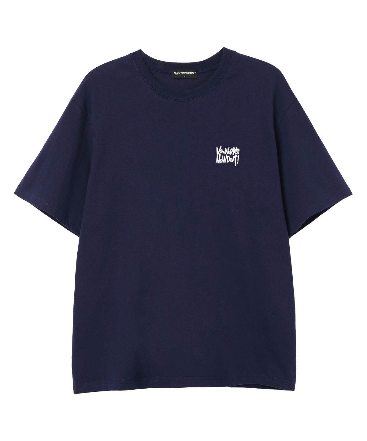 밴웍스(VANNWORKS) NOW DOIT 오버핏 반팔 티셔츠 (VS0119) 네이비