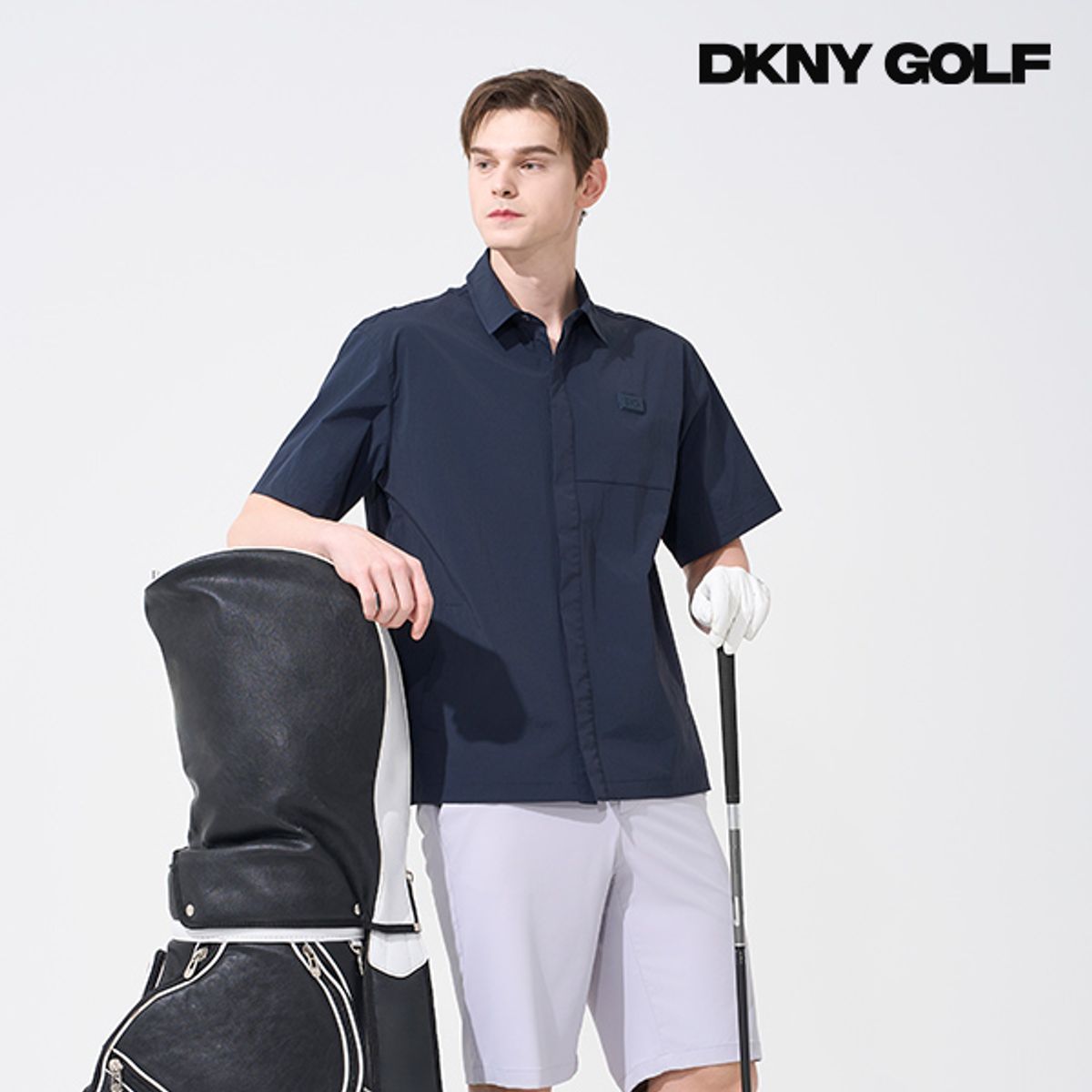 디케이엔와이(DKNY GOLF) 사이드포켓 반팔 카라셔츠 남성 2color