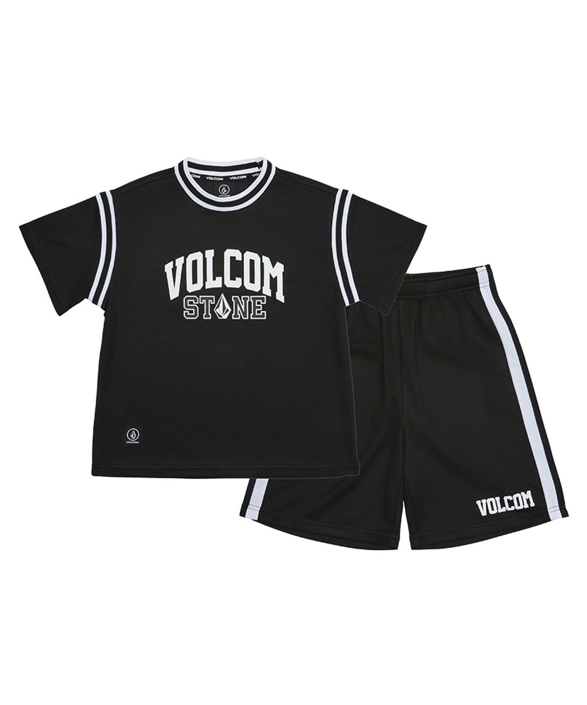 볼컴 키즈(VOLCOM KIDS) 라인포인트 저지 하프 셋업 D5M005