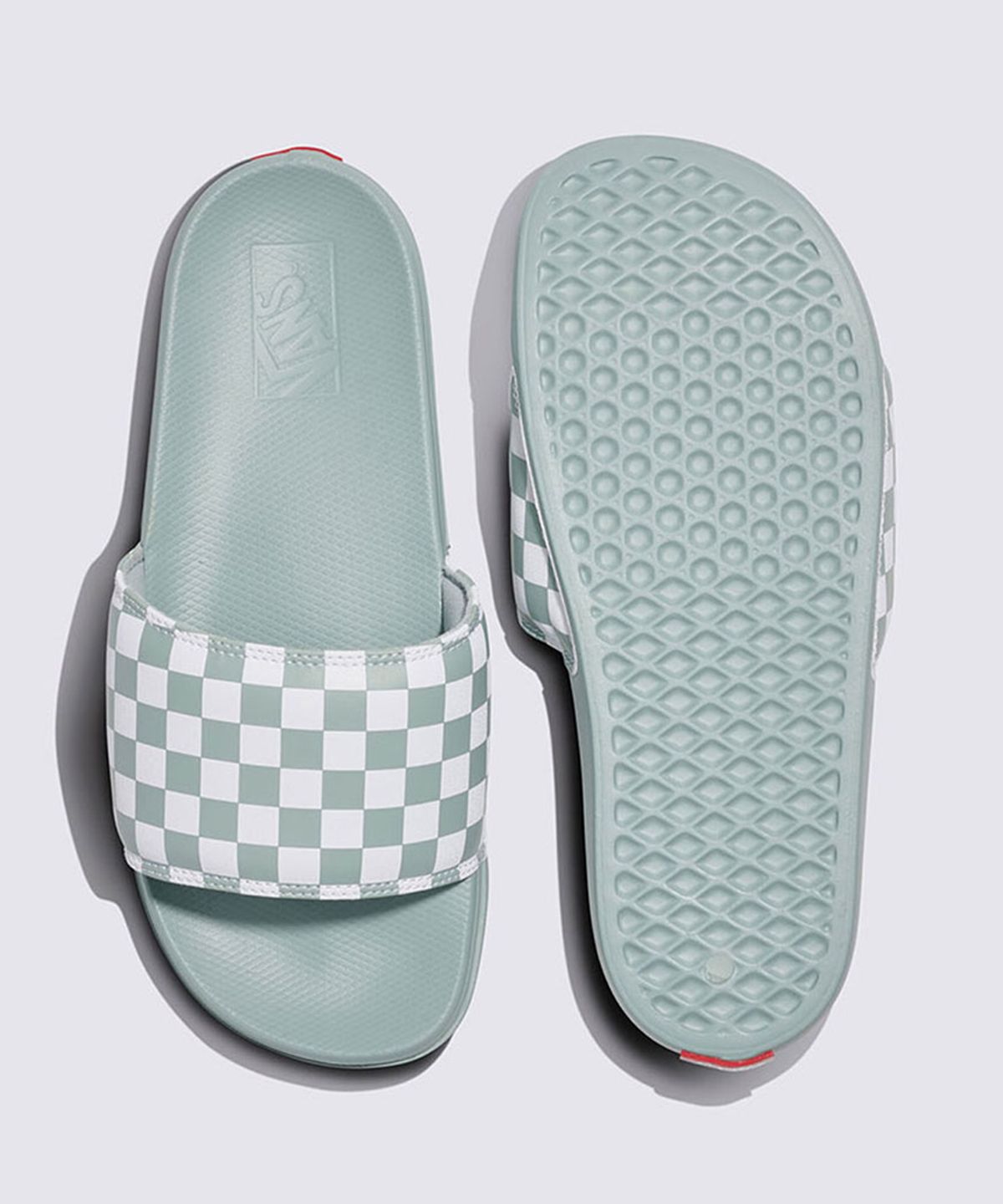 반스(VANS) 라코스타 슬라이드-온 - 체크보드 라이트 그레이 / VN000D7GBH71