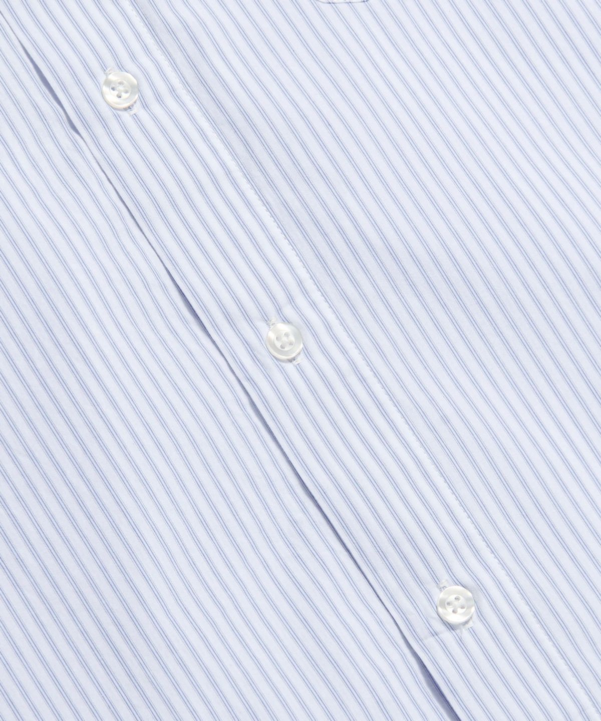 에스피오나지(ESPIONAGE) Vintage Stripe Flap Pocket S/S Shirt White