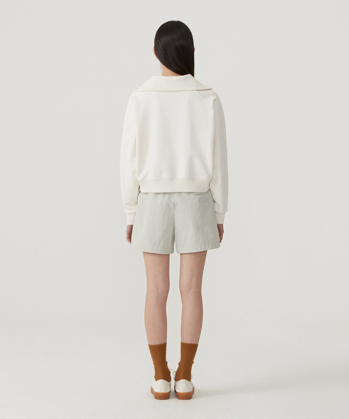 커버낫 우먼(COVERNAT WOMAN) 우먼 경량 나일론 쇼츠 Light Green