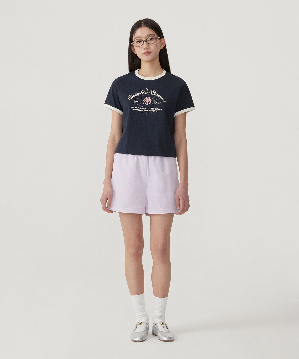 커버낫 우먼(COVERNAT WOMAN) 우먼 경량 나일론 쇼츠 Light Purple