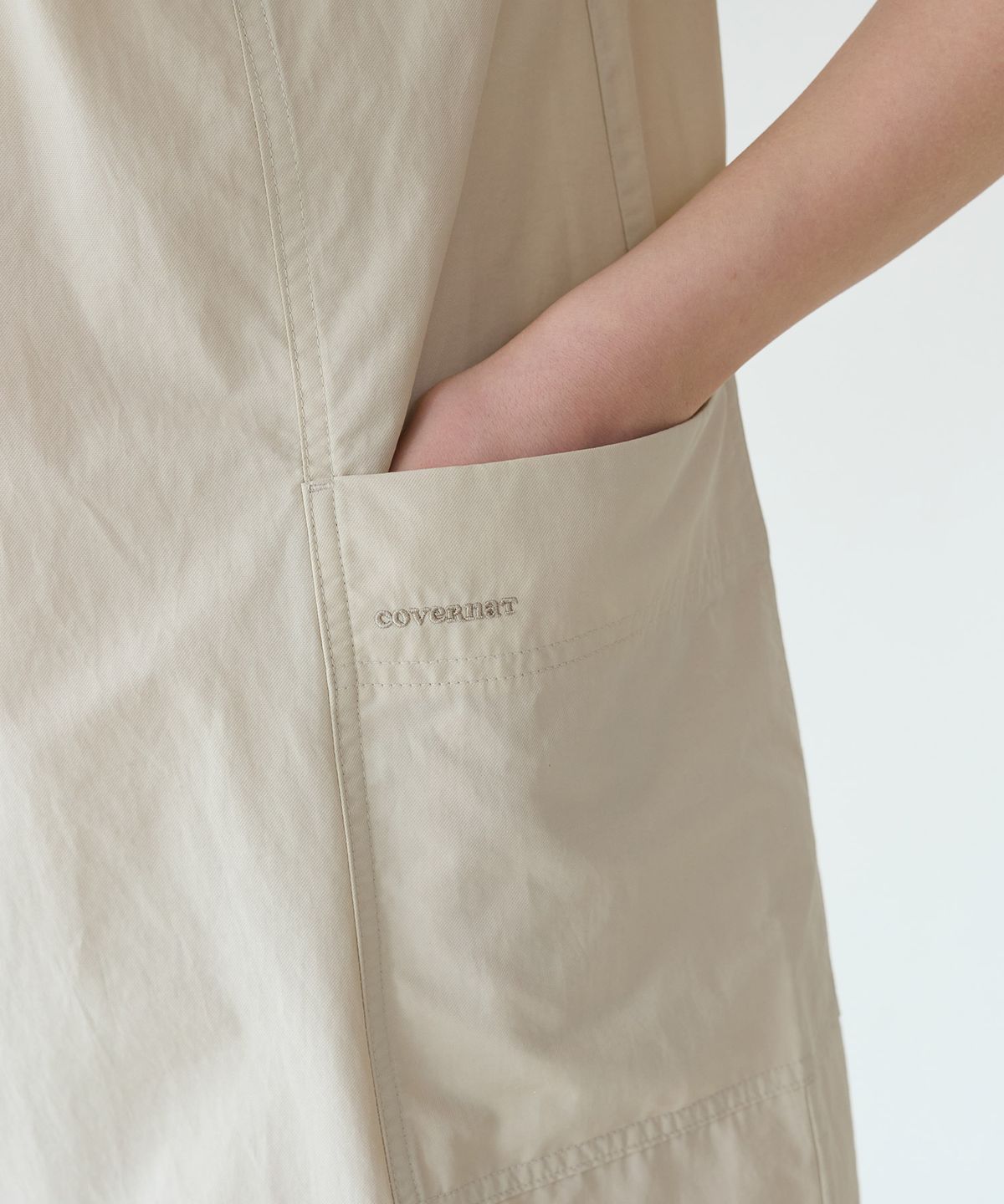 커버낫 우먼(COVERNAT WOMAN) 우먼 데일리 이지 원피스 Beige