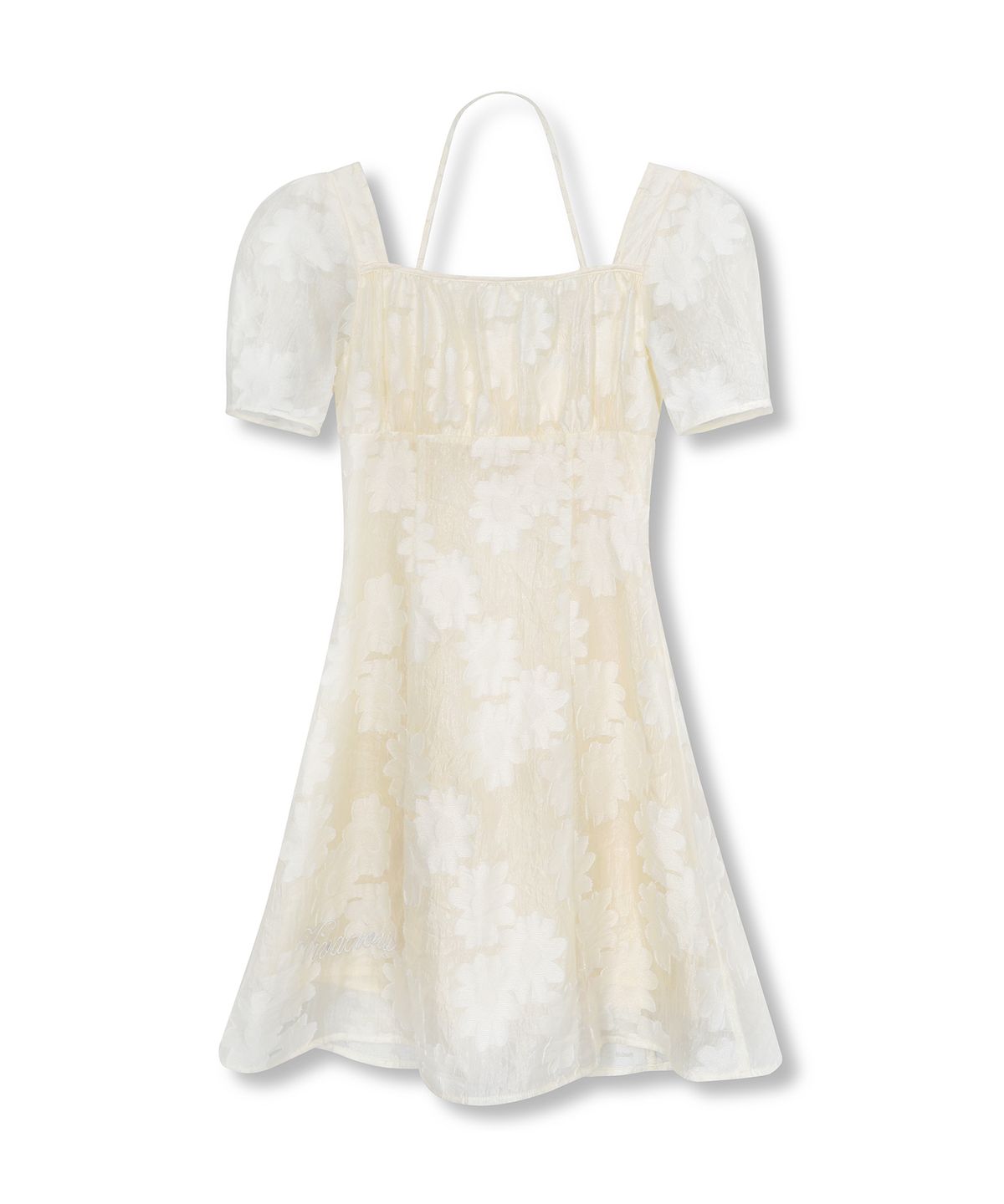 비바셔스(VIVACIOUS) Flower Mini Onepiece CREAM
