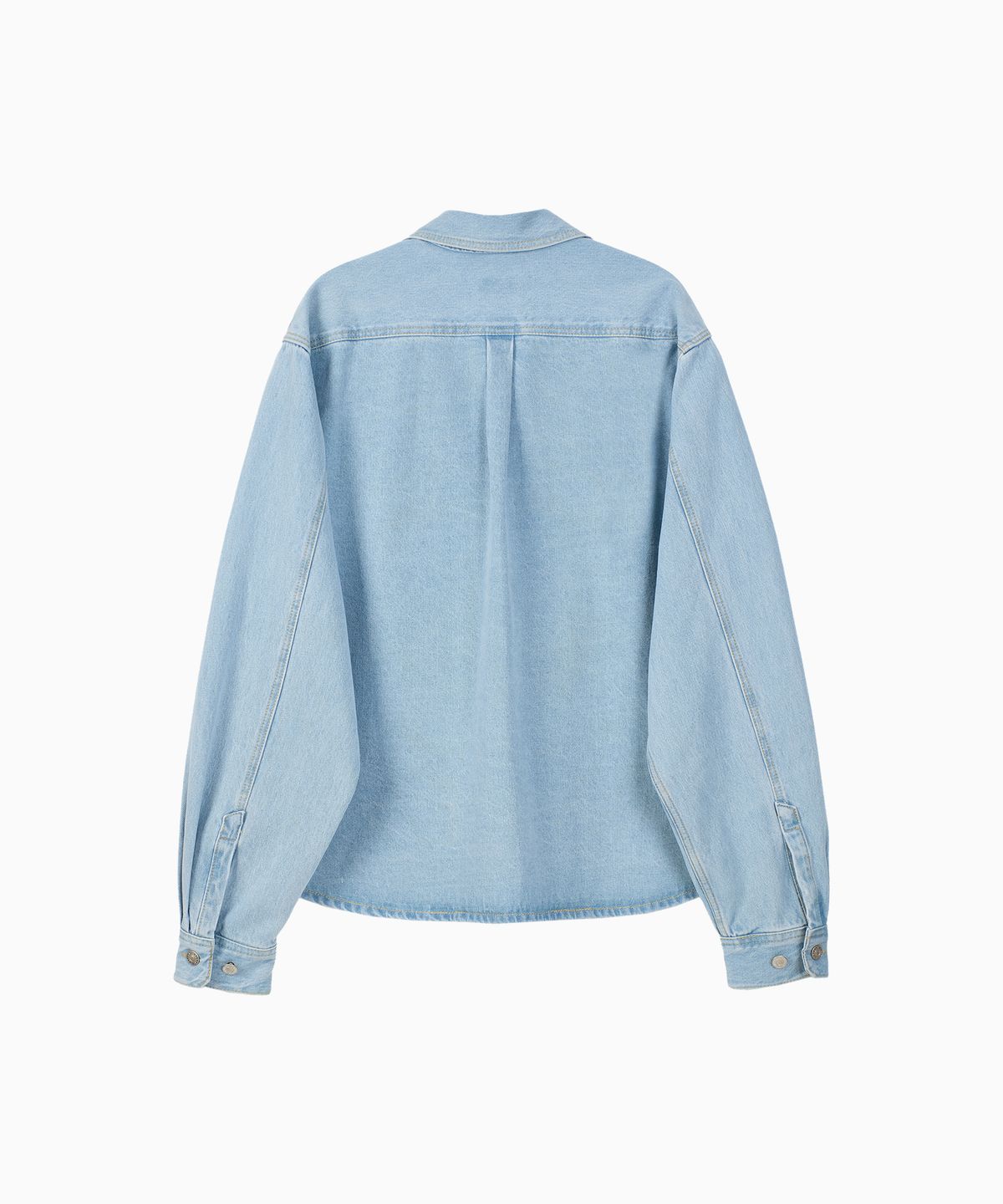 노앙(NOHANT) NYC WASHED DENIM SHIRKET LIGHT BLUE