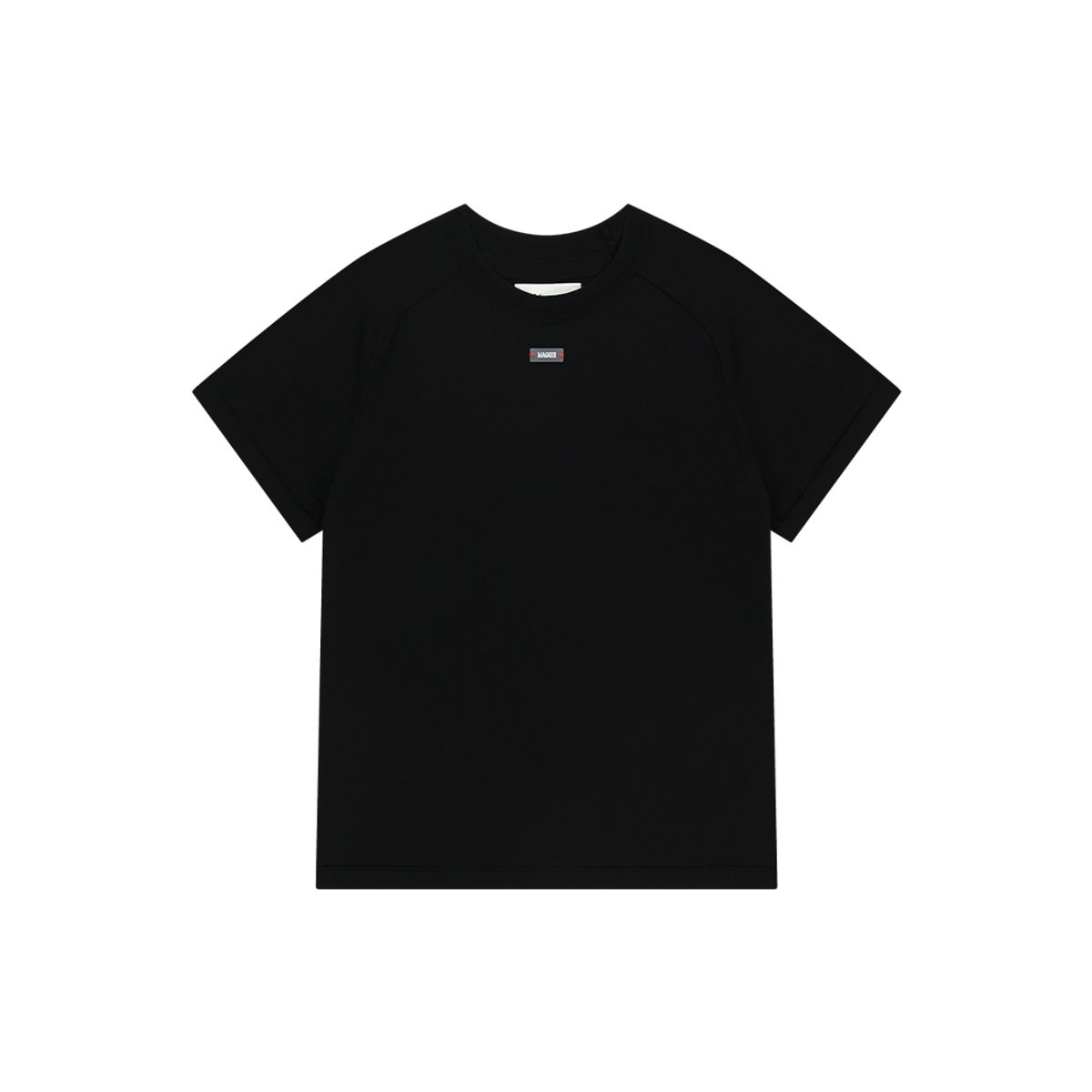 매기(MAGGIE) Shiny Half Sleeve (Black)
