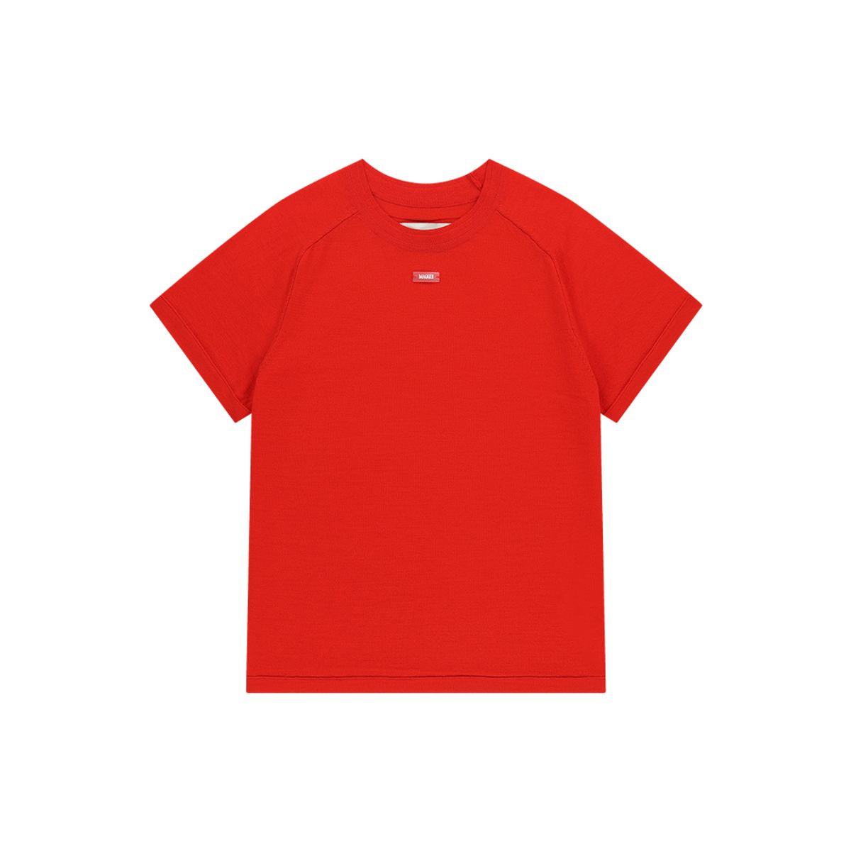 매기(MAGGIE) Shiny Half Sleeve (Red)