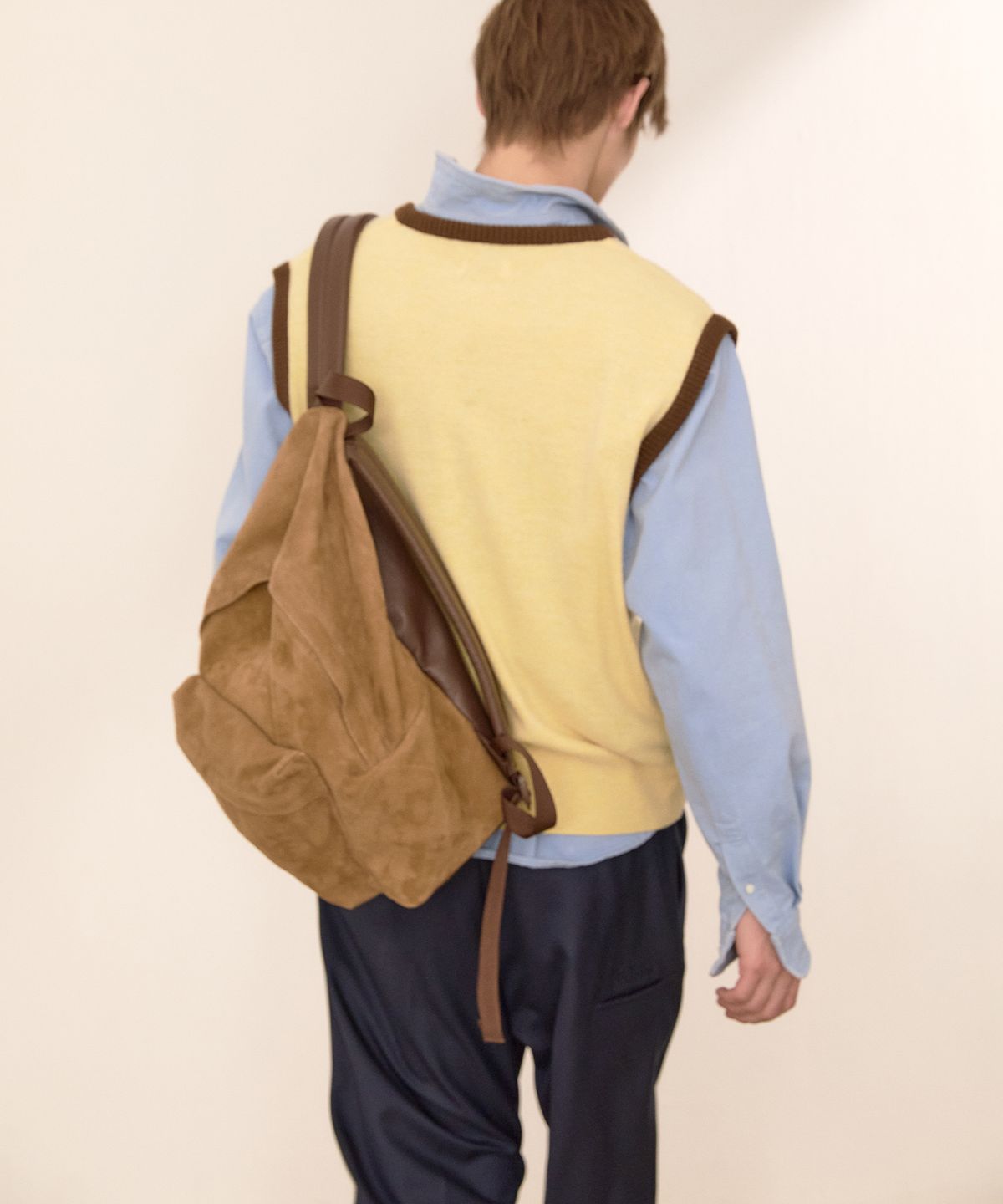 노앙(NOHANT) NYC CASHMERE BLENDED KNIT VEST YELLOW