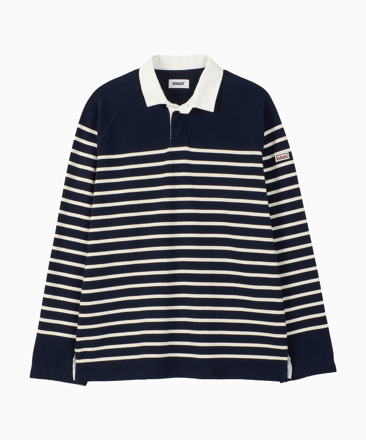 노앙(NOHANT) WIRE STRIPE RUGBY LONG SLEEVE T-SHIRT NAVY