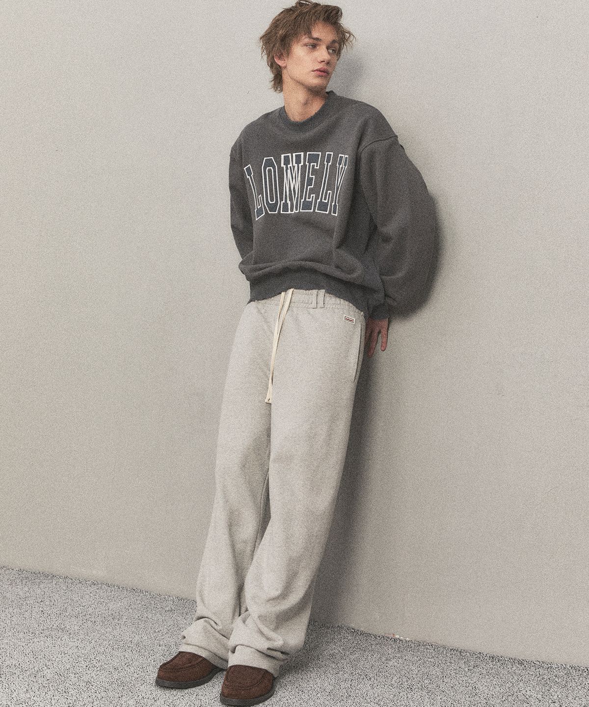 노앙(NOHANT) NYC BELTED SWEATPANTS GRAY