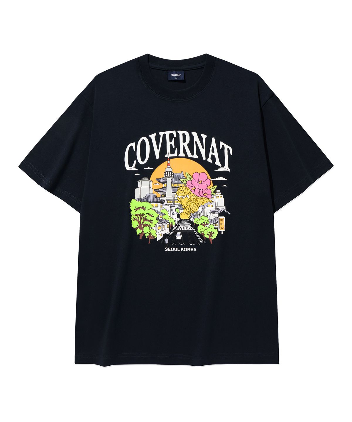 커버낫(COVERNAT) 시티 티셔츠 Navy