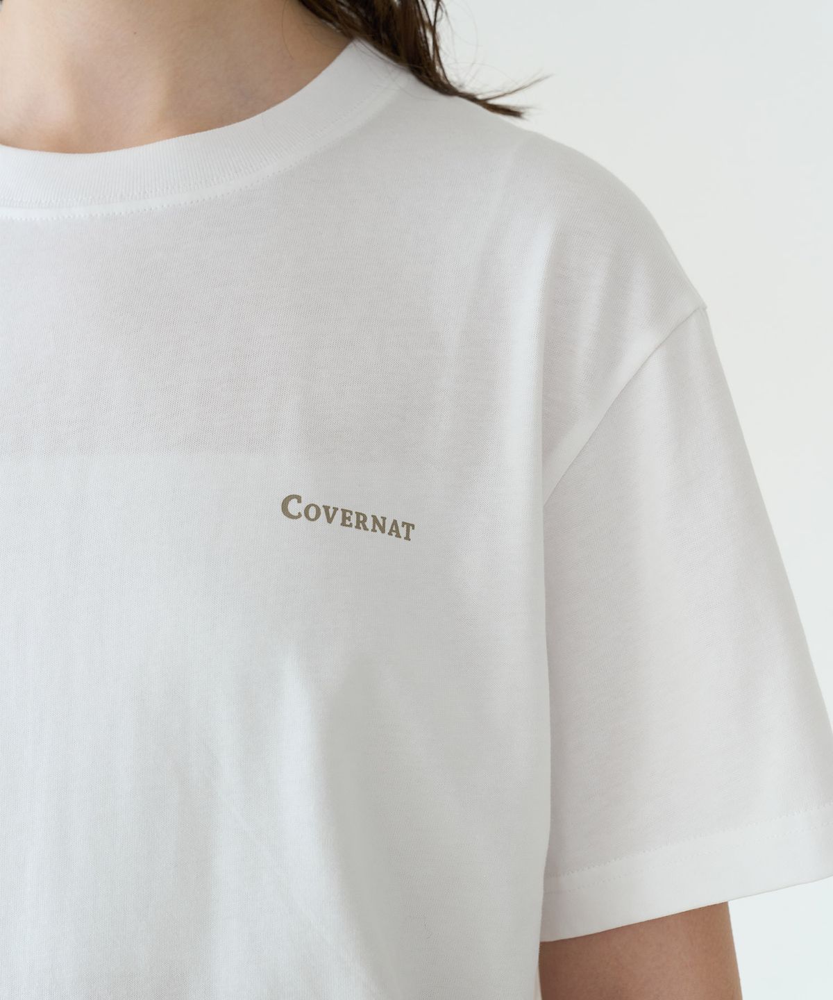 커버낫(COVERNAT) 마운틴 티셔츠 White