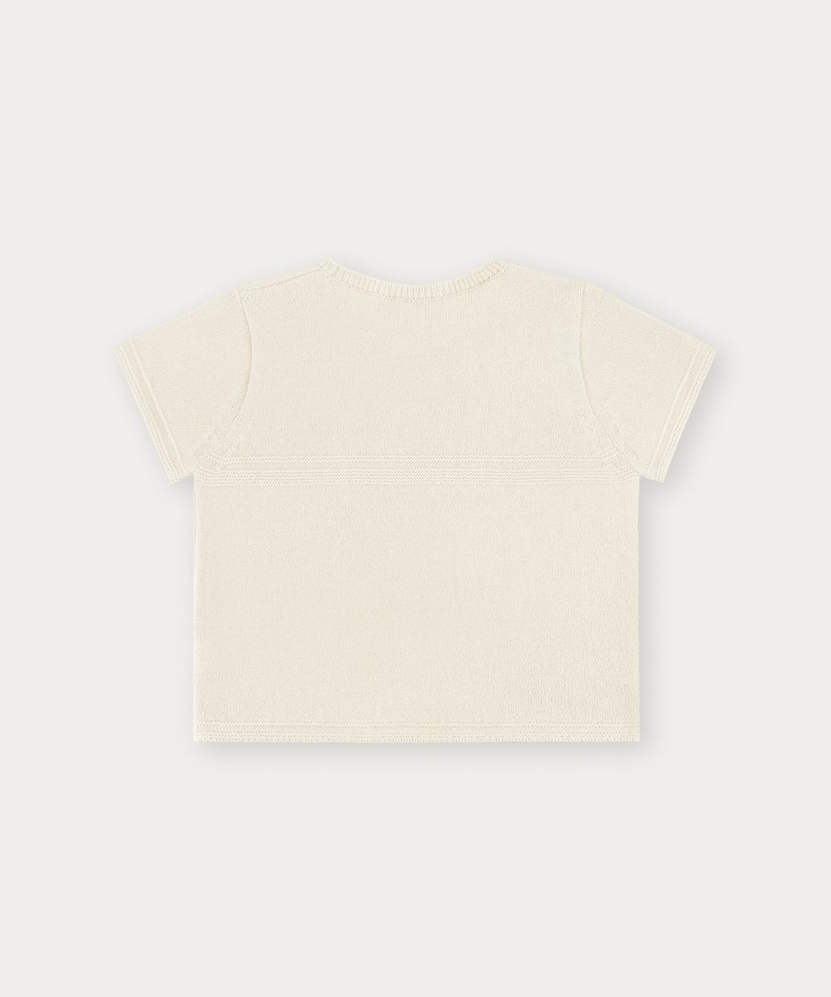 썸웨어버터(SOMEWHEREBUTTER) Coty Half Knit - Cream