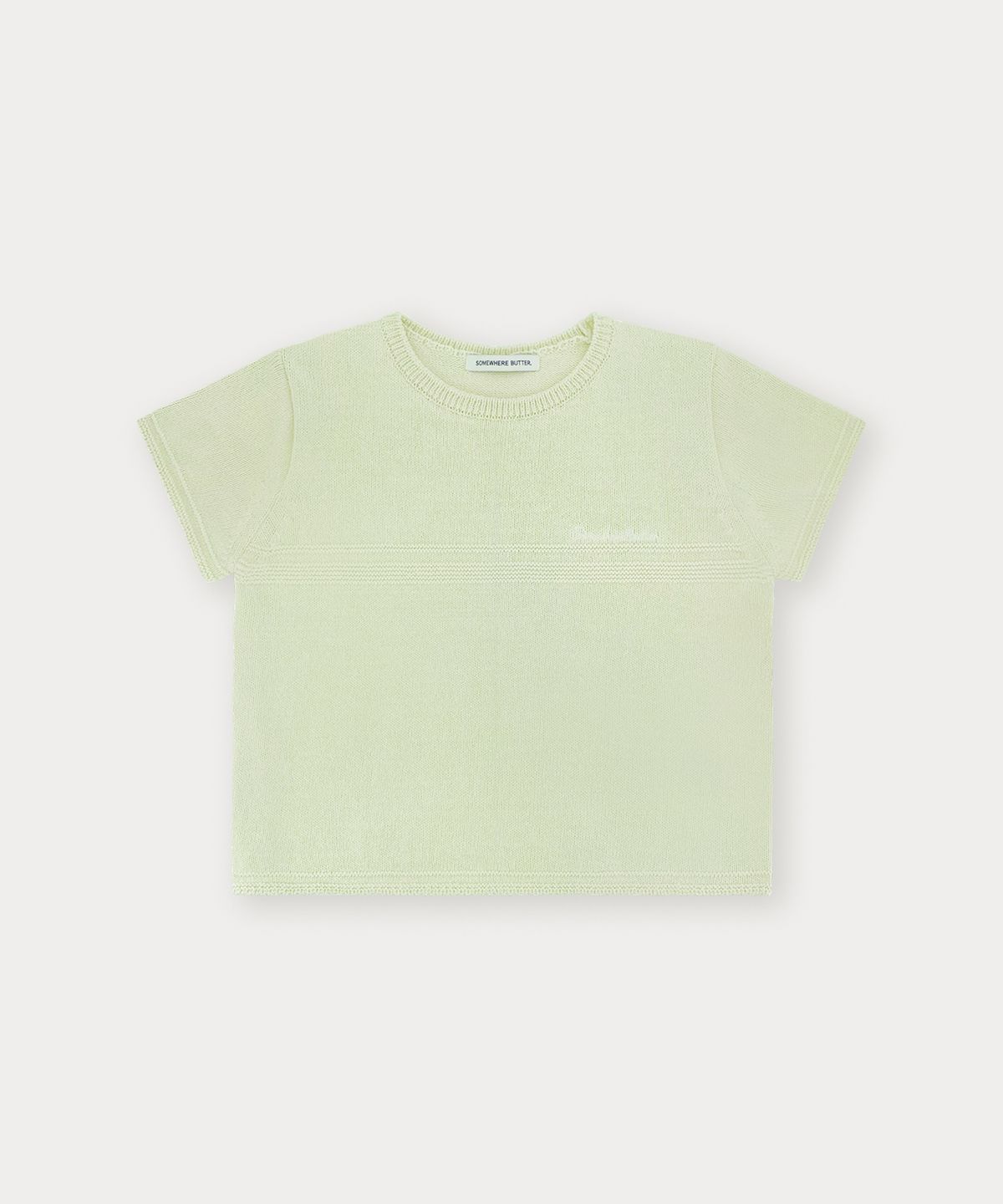썸웨어버터(SOMEWHEREBUTTER) Coty Half Knit - Mint
