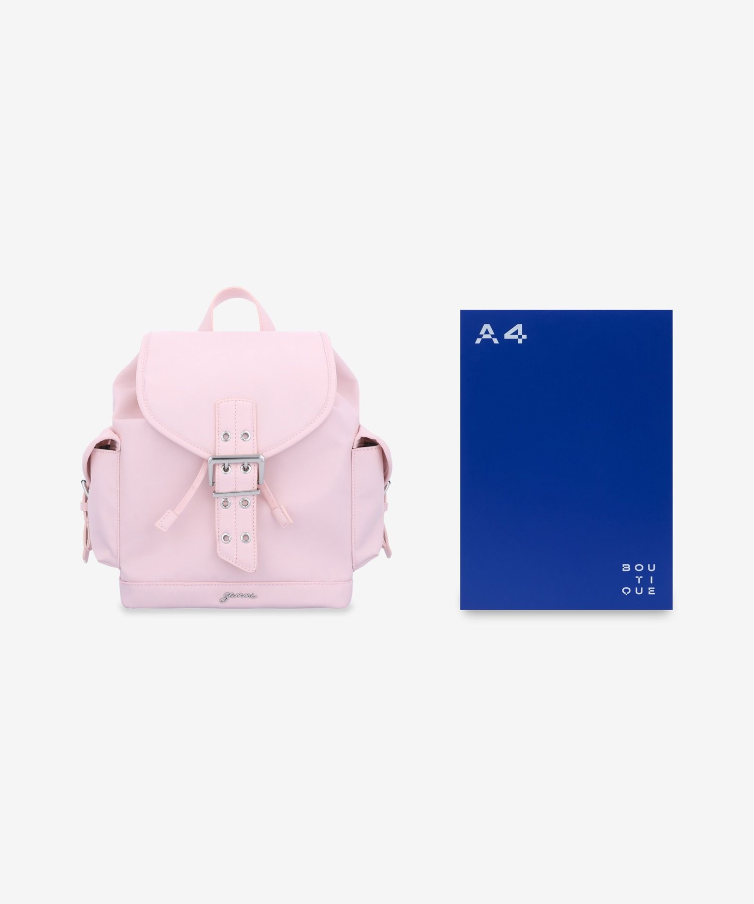 ★Ganni★ Small Bucky Backpack Chalk Pink A6618868 MUSINSA | GANNI Small Bucky Backpack - Chalk Pink / A6618868