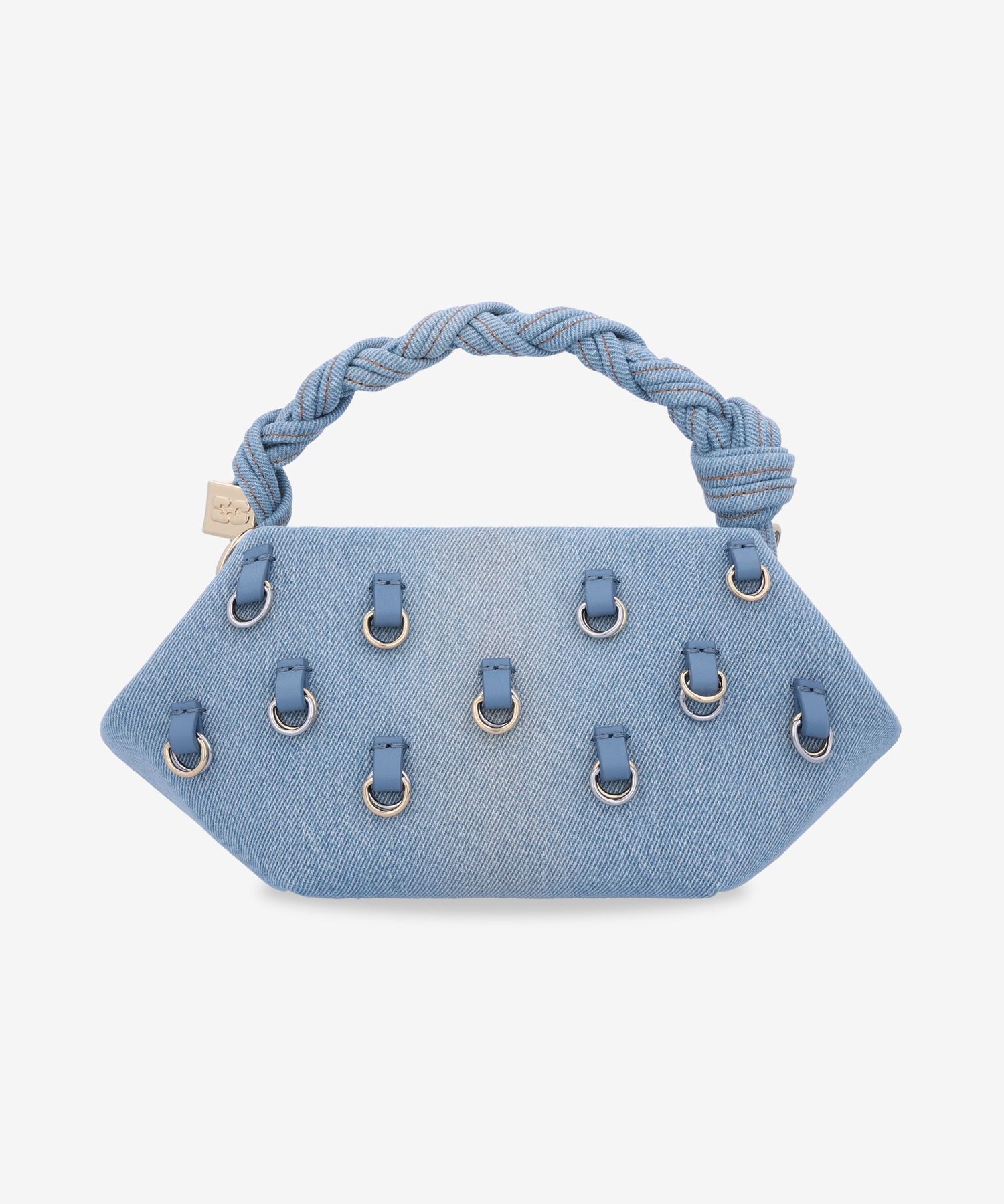 ★Ganni★ Mini Gani Boo Tote Bag Faded Denim A6512928 MUSINSA | GANNI Mini Gani Boo Tote Bag - Faded Denim / A6512928